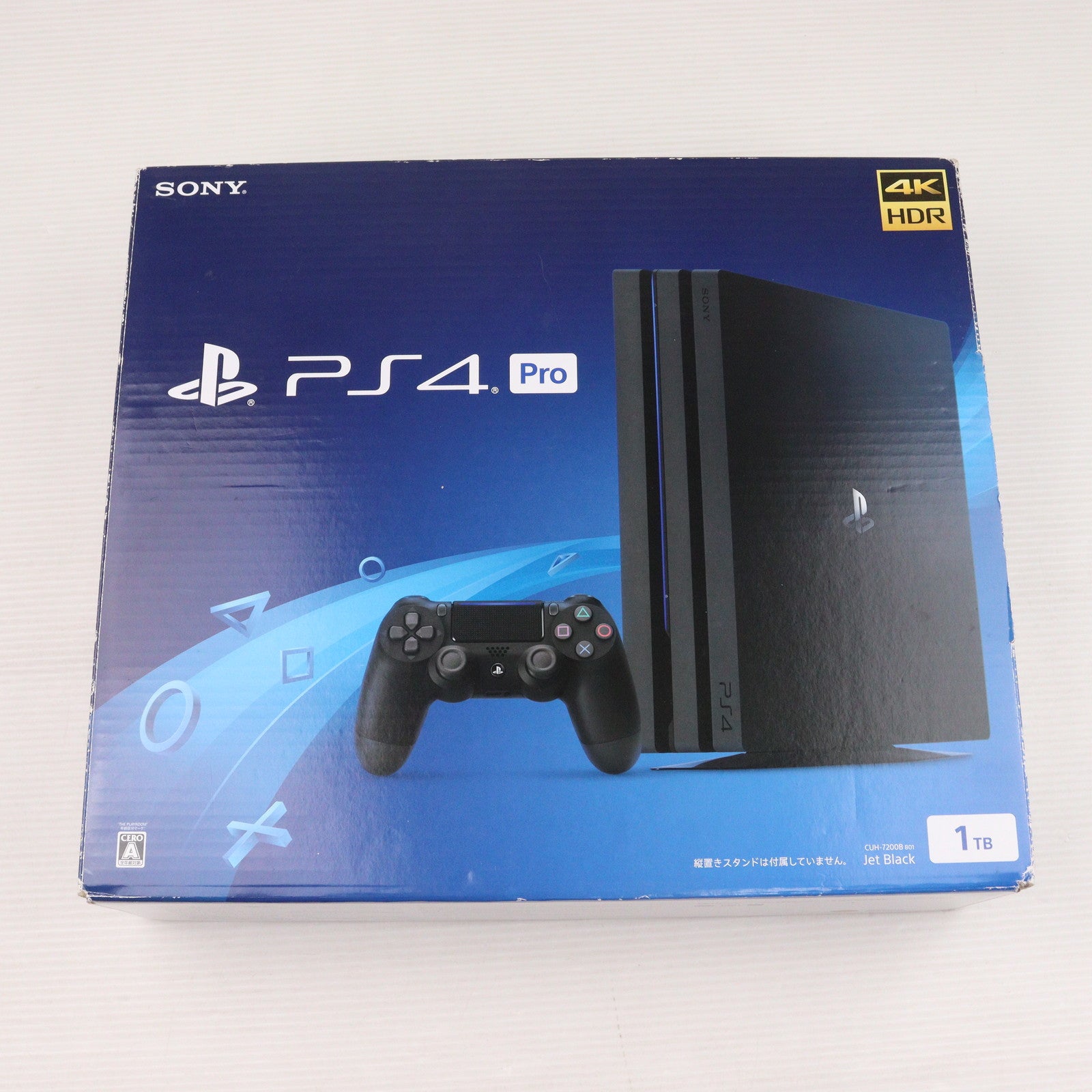 【中古即納】[PS4] (本体) PlayStation 4 Pro(プレイステーション4 プロ) ジェット・ブラック 1TB SIE(CUH-7200BB01)(20180927)