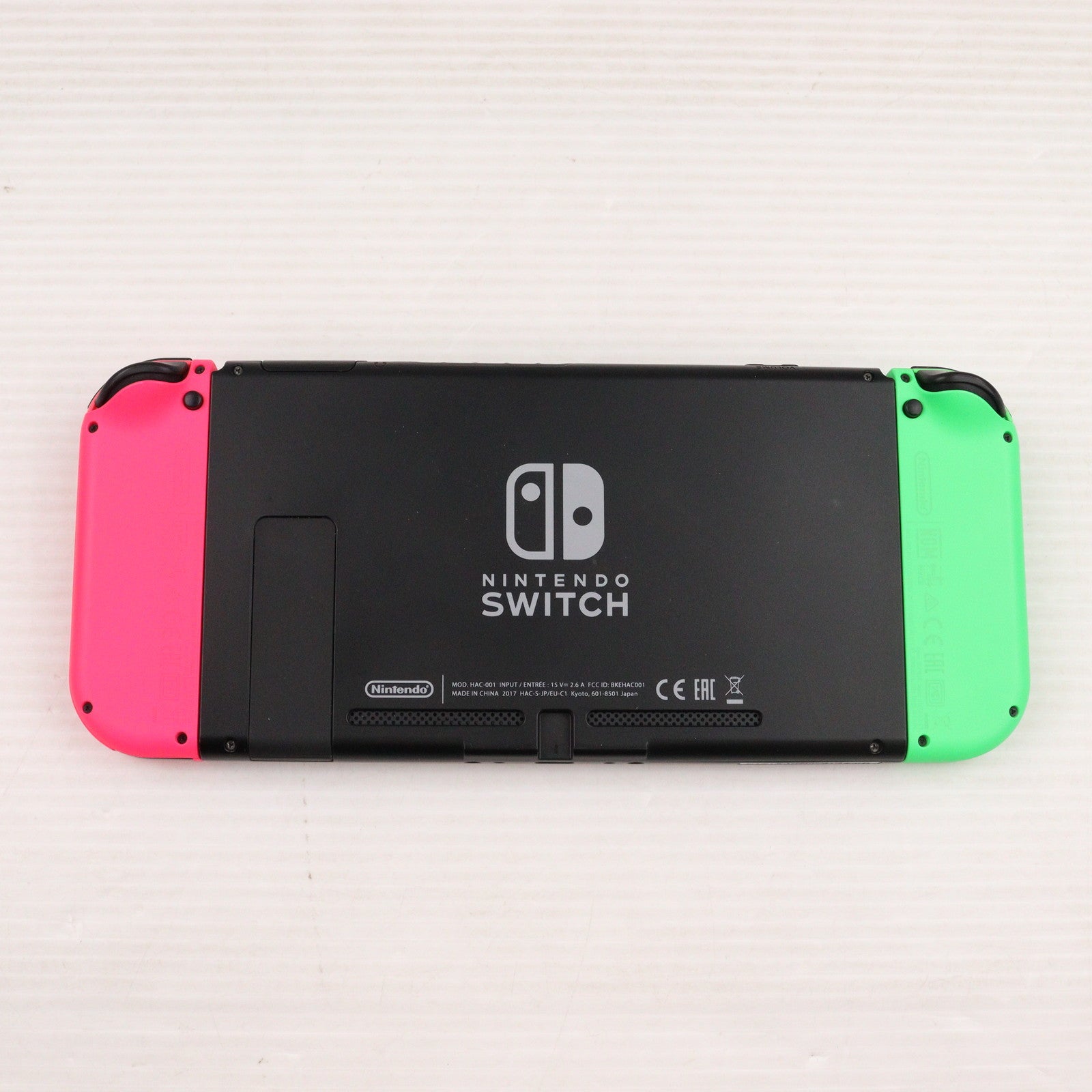 【中古即納】[Switch] (本体) ステッカー無し Nintendo Switch(ニンテンドースイッチ) スプラトゥーン2セット 任天堂(HAC-S-KACEA)(20170721)
