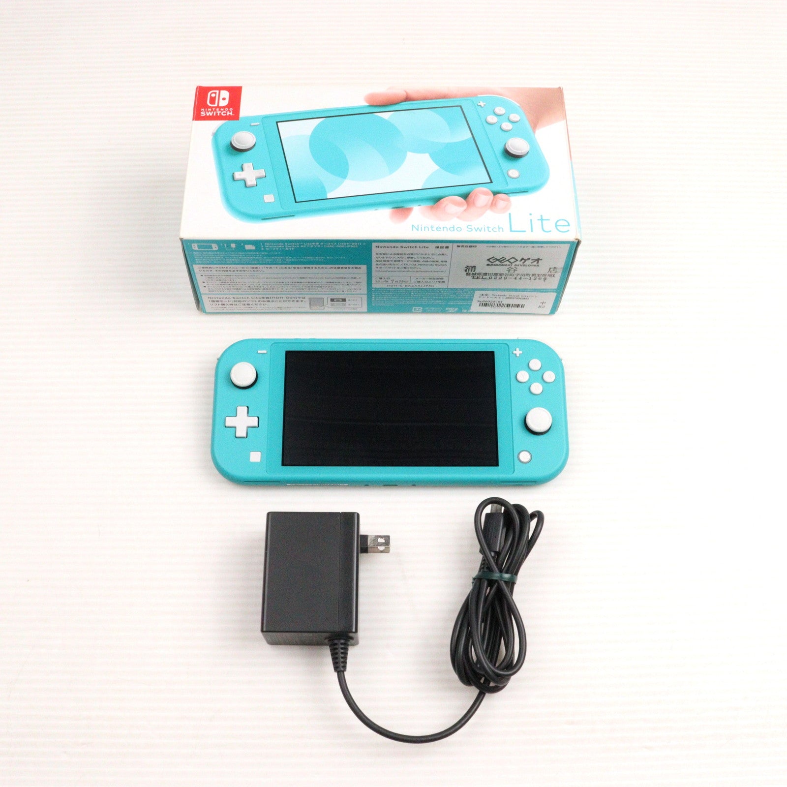 【中古即納】[Switch] (本体) Nintendo Switch Lite(ニンテンドースイッチライト) ターコイズ 任天堂(HDH-S-BAZAA)(20190920)
