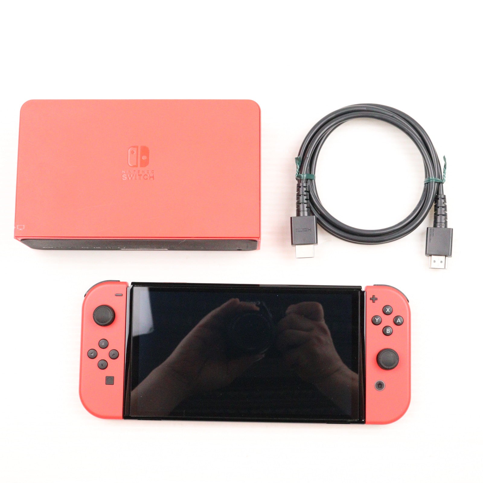 【中古即納】[Switch] (本体) Nintendo Switch(ニンテンドースイッチ) 有機ELモデル マリオレッド 任天堂(HEG-S-RAAAA)(20231006)