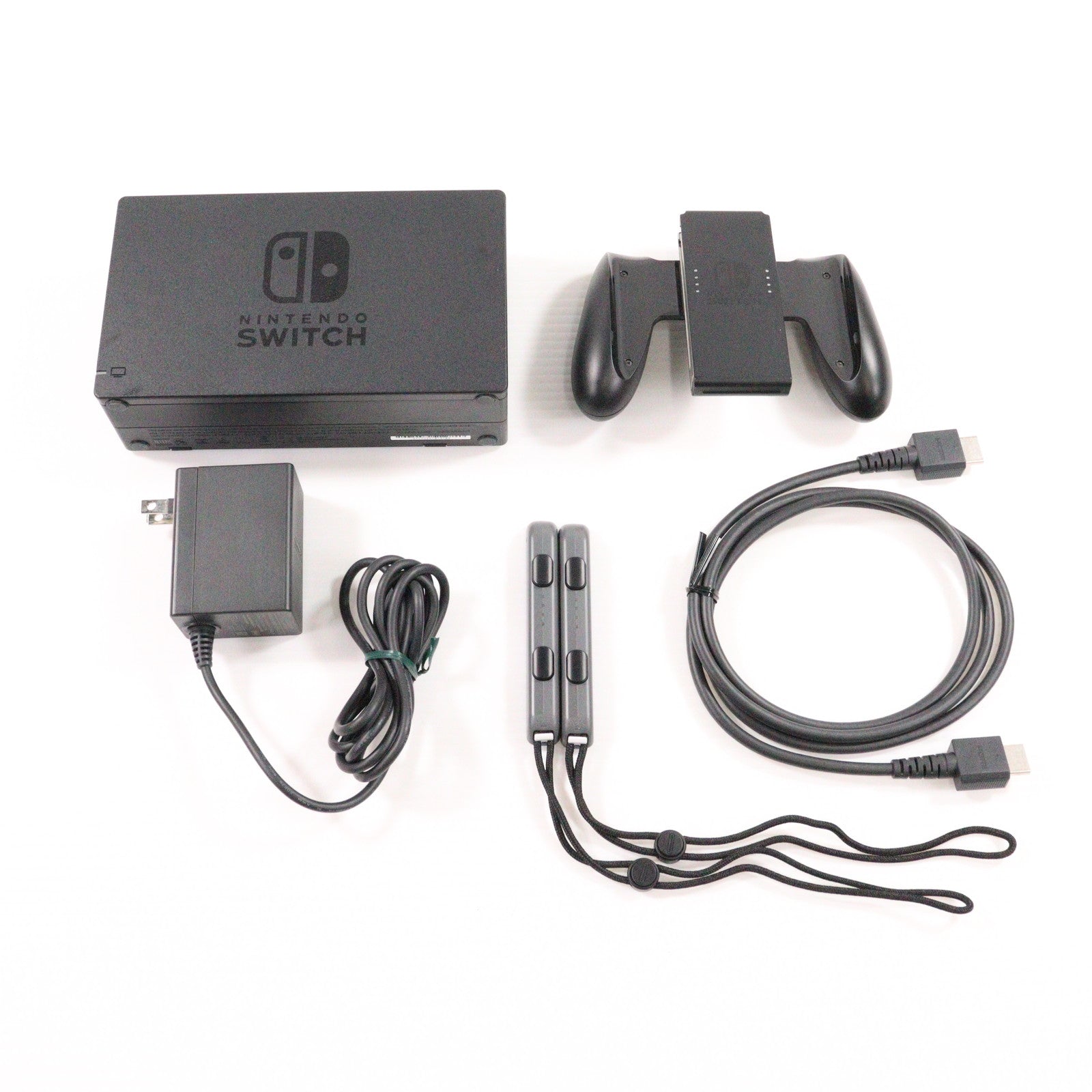 【中古即納】[Switch] (本体) マイニンテンドーストア限定 (新型)Nintendo Switch(ニンテンドースイッチ) カスタマイズ Joy-Con(L) ネオンパープル/(R) ネオンイエロー Joy-Conストラップ グレー 任天堂(HAD-S-KAYAA)(20190830)