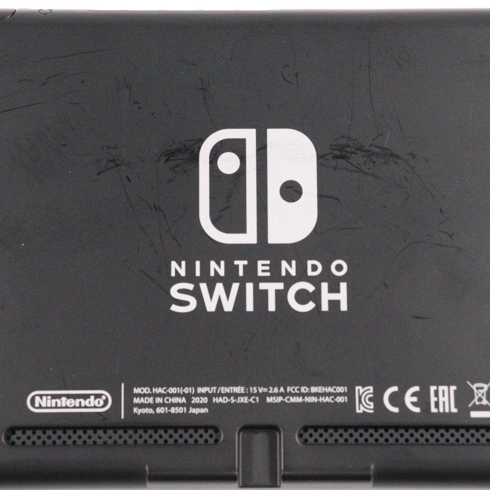 【中古即納】[Switch] (本体) マイニンテンドーストア限定 (新型)Nintendo Switch(ニンテンドースイッチ) カスタマイズ Joy-Con(L) ネオンパープル/(R) ネオンイエロー Joy-Conストラップ グレー 任天堂(HAD-S-KAYAA)(20190830)
