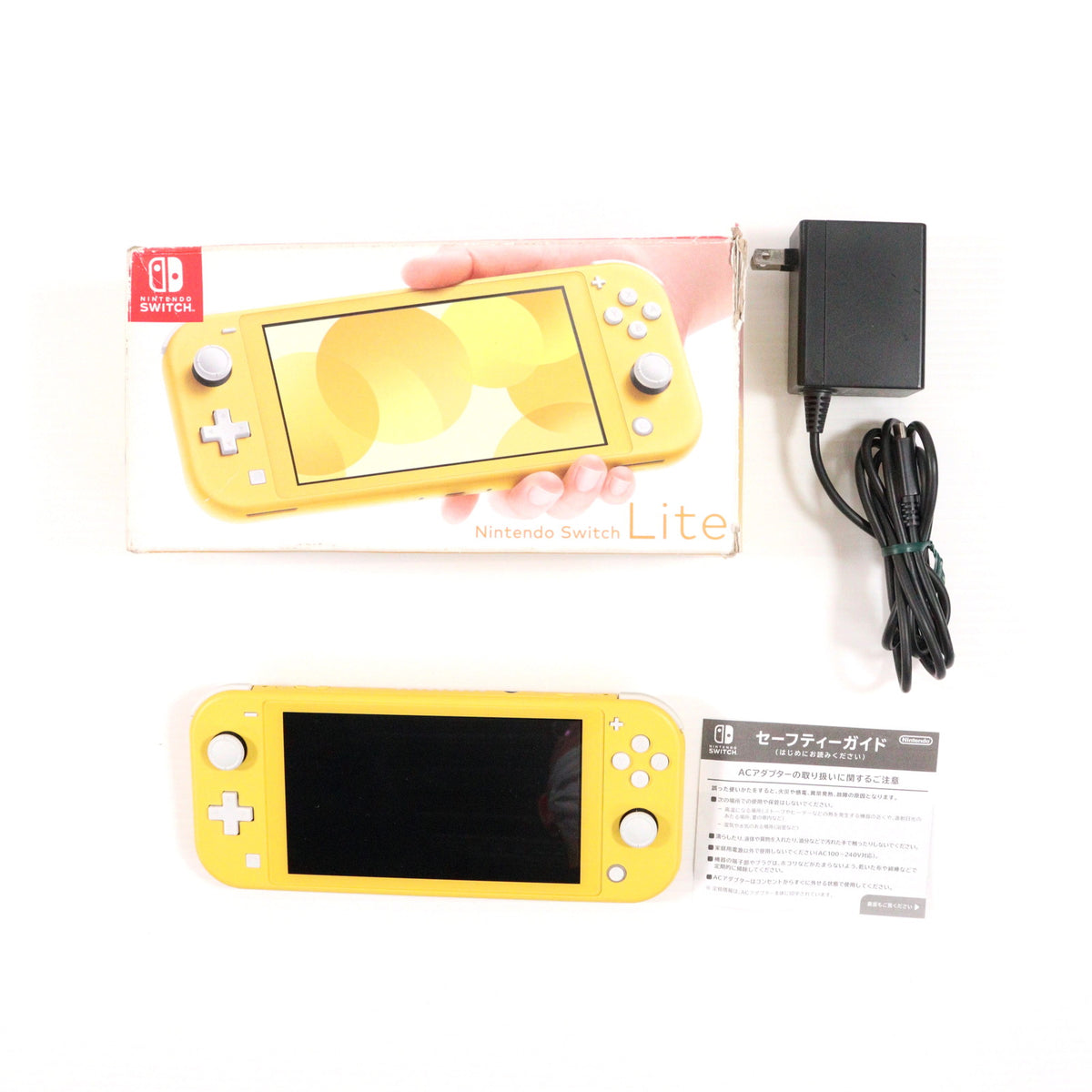 【美品】　Nintendo Switch Lite 本体　イエロー　アダプター 口コミ・レビューで人気商品を探そう Nintendo 本体＋箱＋AC