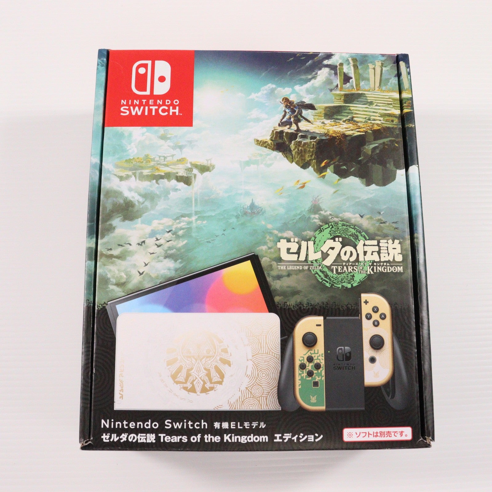【中古即納】[Switch] (本体) Nintendo Switch(ニンテンドースイッチ) 有機ELモデル ゼルダの伝説 ティアーズ オブ ザ キングダムエディション 任天堂(HEG-S-KDAAA)(20230429)