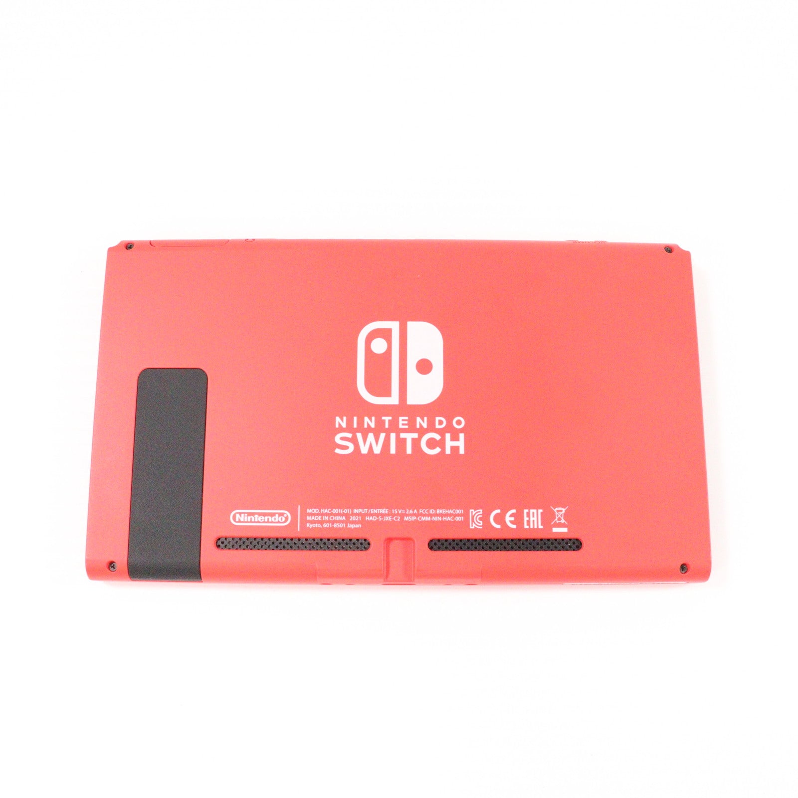 【中古即納】[Switch] (本体)(保護フィルム無し) Nintendo Switch(ニンテンドースイッチ) マリオレッド×ブルー セット 任天堂(HAD-S-RAAAF)(20210212)