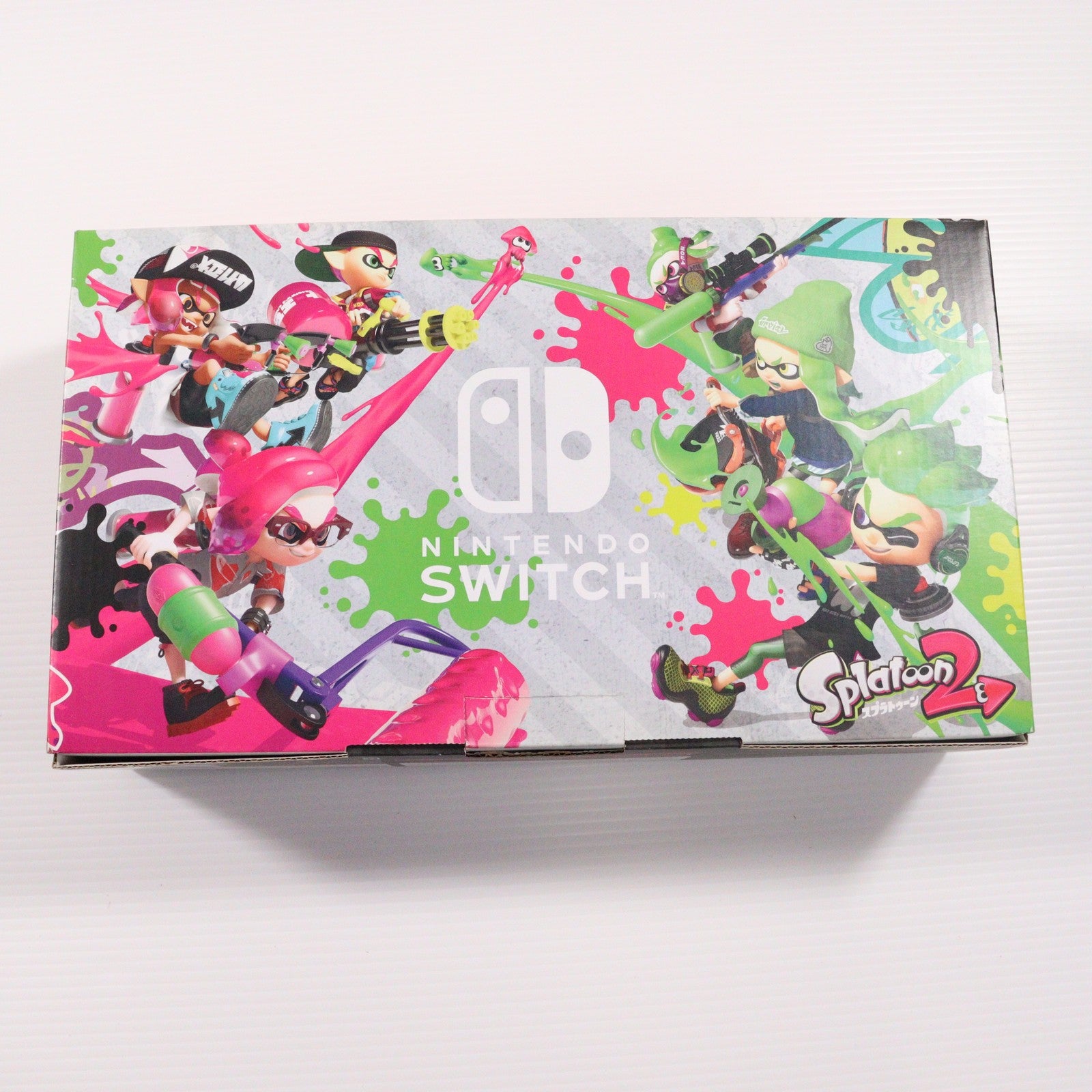 【中古即納】[Switch] (本体) Nintendo Switch(ニンテンドースイッチ) スプラトゥーン2セット 任天堂(HAC-S-KACEA)(20170721)