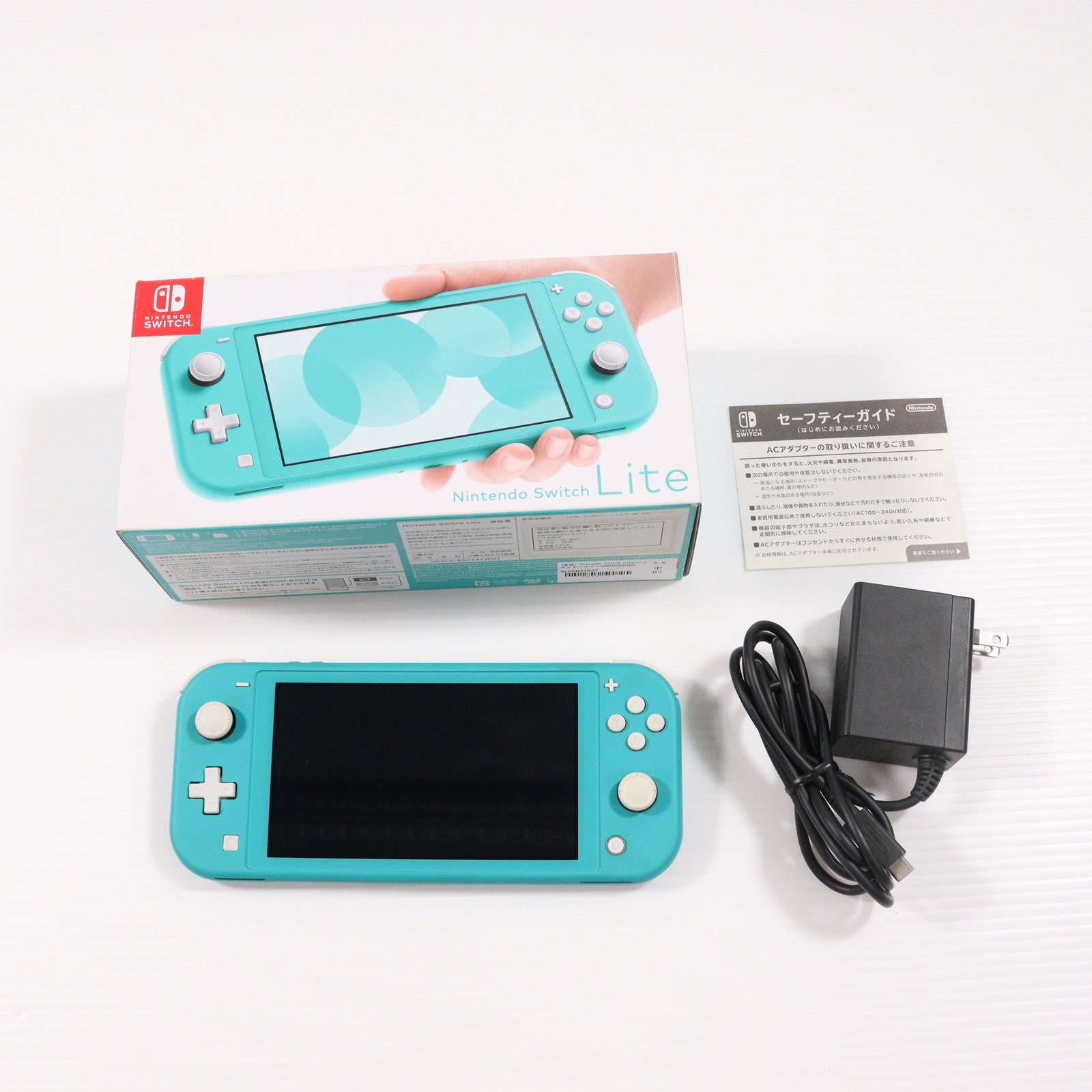 【中古即納】[Switch] (本体) Nintendo Switch Lite(ニンテンドースイッチライト) ターコイズ 任天堂(HDH-S-BAZAA)(20190920)