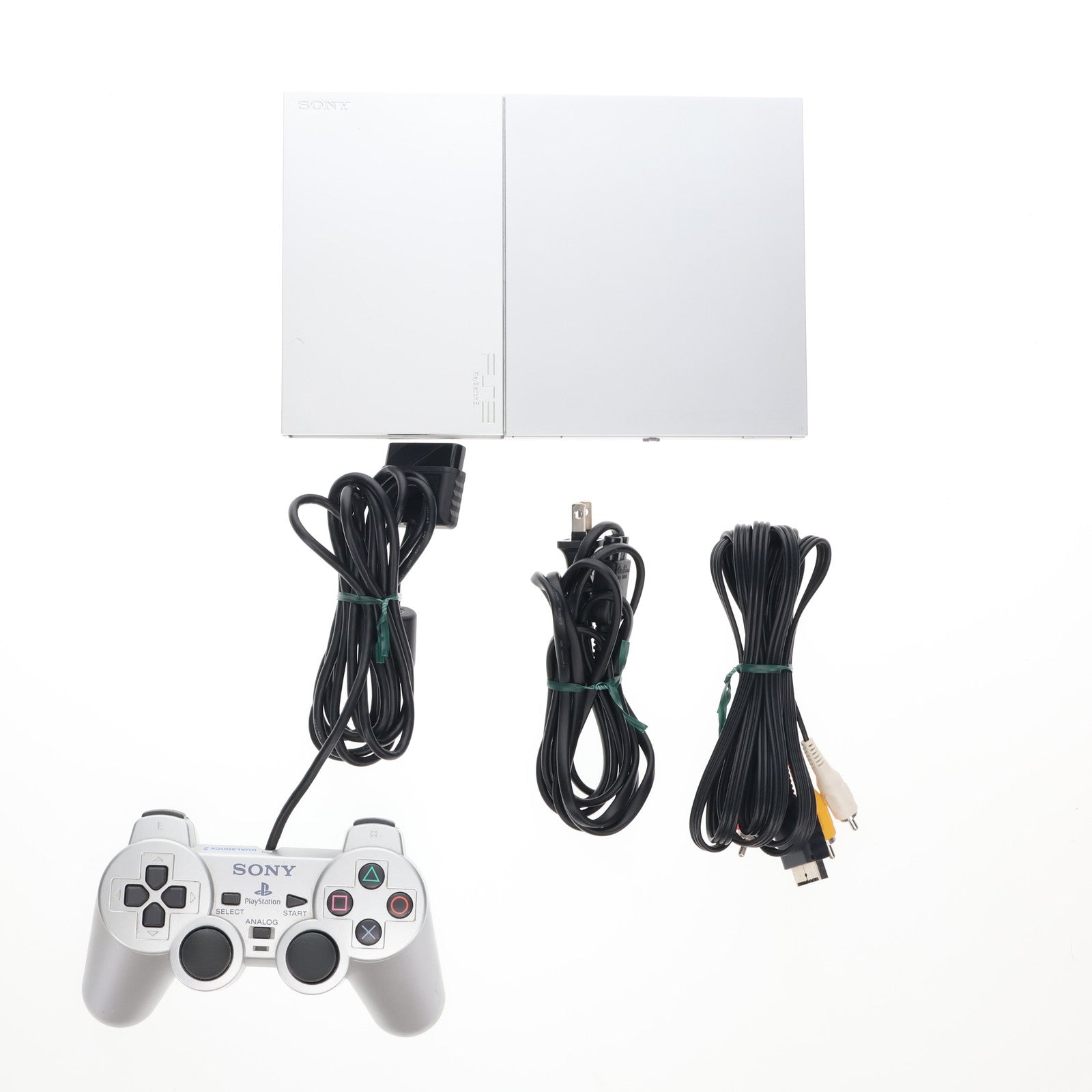 【中古即納】[PS2] (本体) PlayStation 2(プレイステーション2) サテン・シルバー SCE(SCPH-90000SS)(20071122)