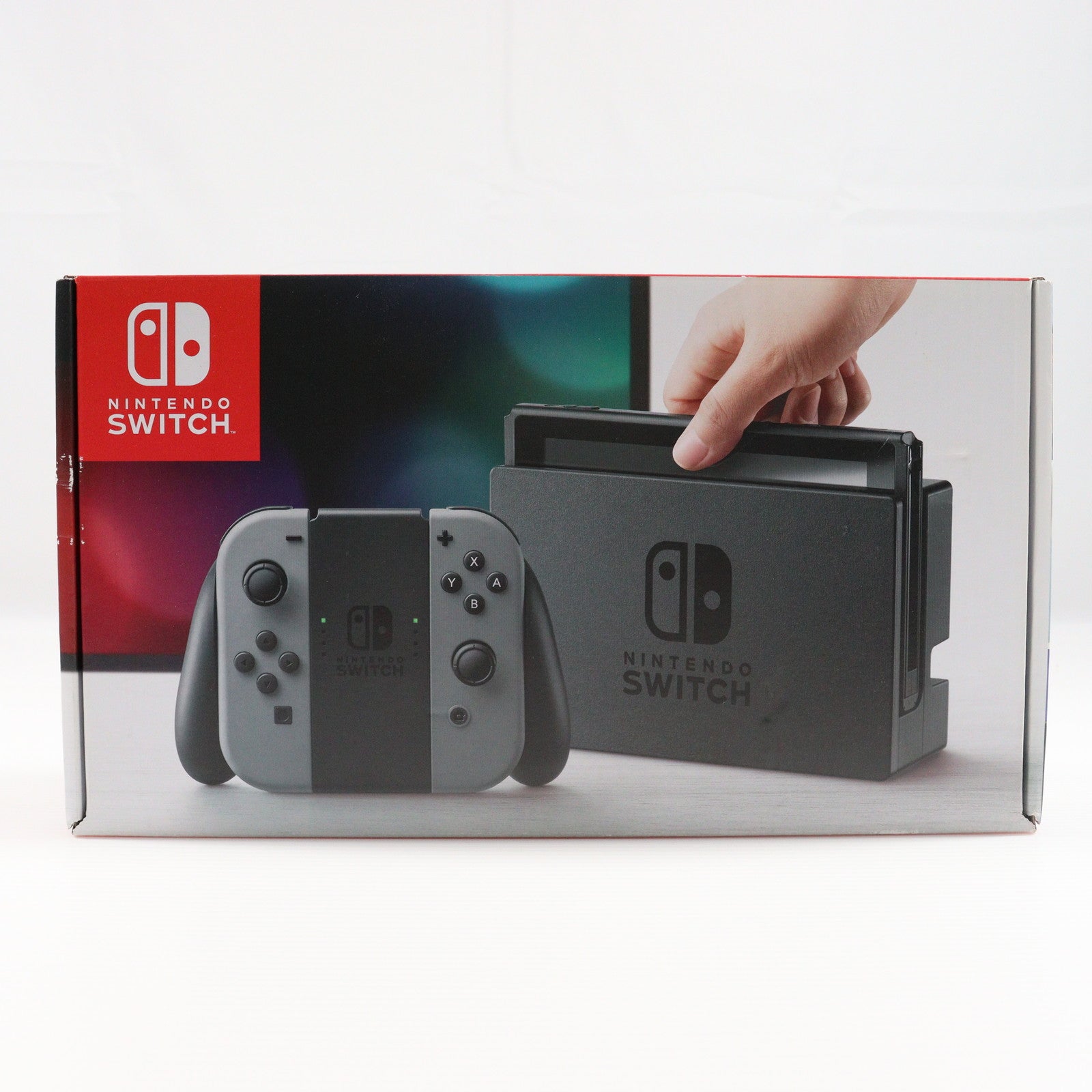 【中古即納】[Switch] (本体) Nintendo Switch(ニンテンドースイッチ) Joy-Con(L)/R グレー 任天堂(HAC-S-KAAAA)(20170303)