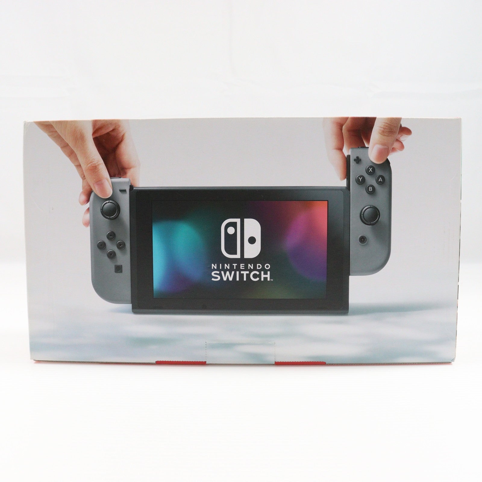 【中古即納】[Switch] (本体) Nintendo Switch(ニンテンドースイッチ) Joy-Con(L)/R グレー 任天堂(HAC-S-KAAAA)(20170303)