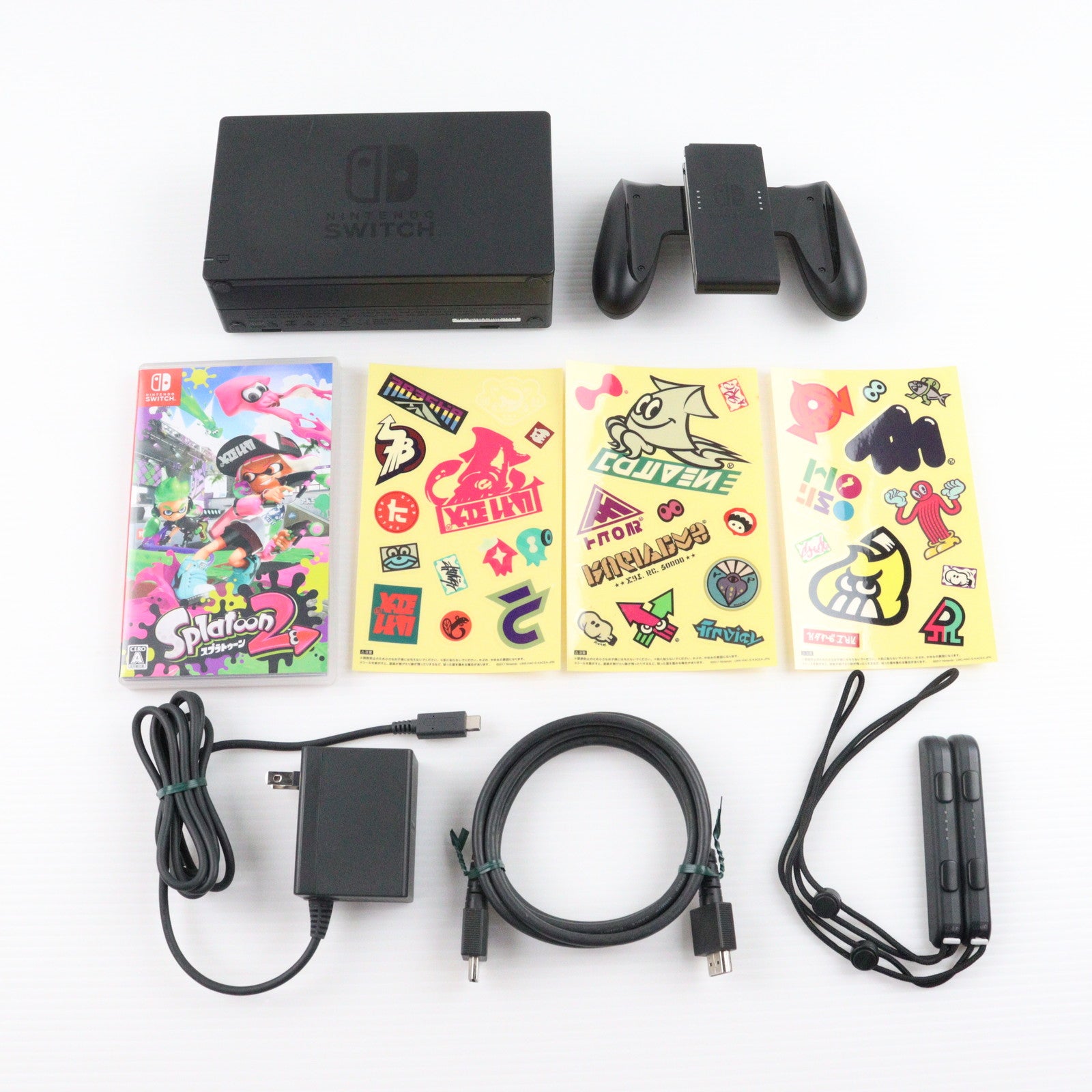 【中古即納】[Switch] (本体) Nintendo Switch(ニンテンドースイッチ) スプラトゥーン2セット 任天堂(HAC-S-KACEK)(20180713)