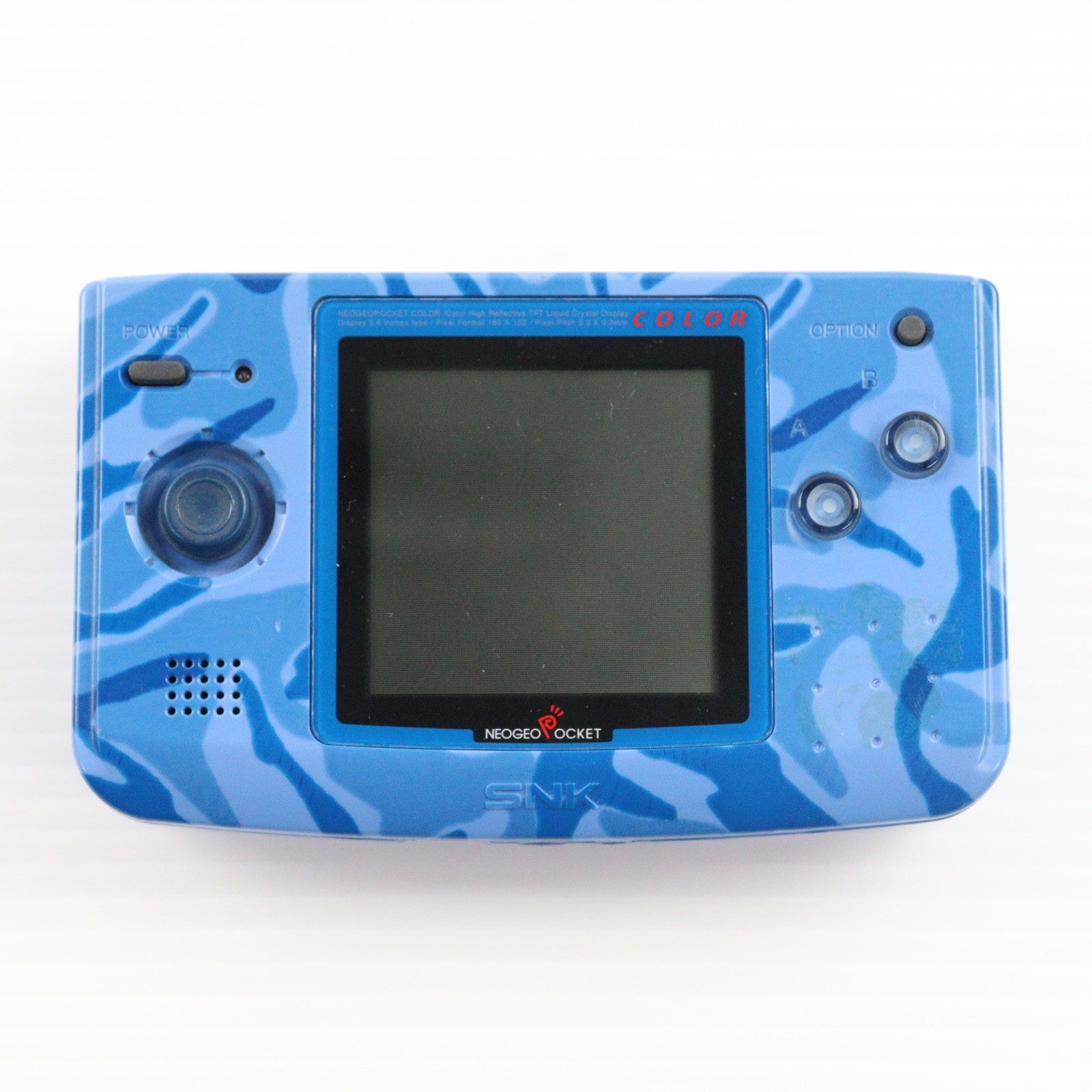【中古即納】[NGP] (本体) ネオジオポケットカラー カモフラージュブルー SNK(エスエヌケイ)(NEOP54010)(19990319)