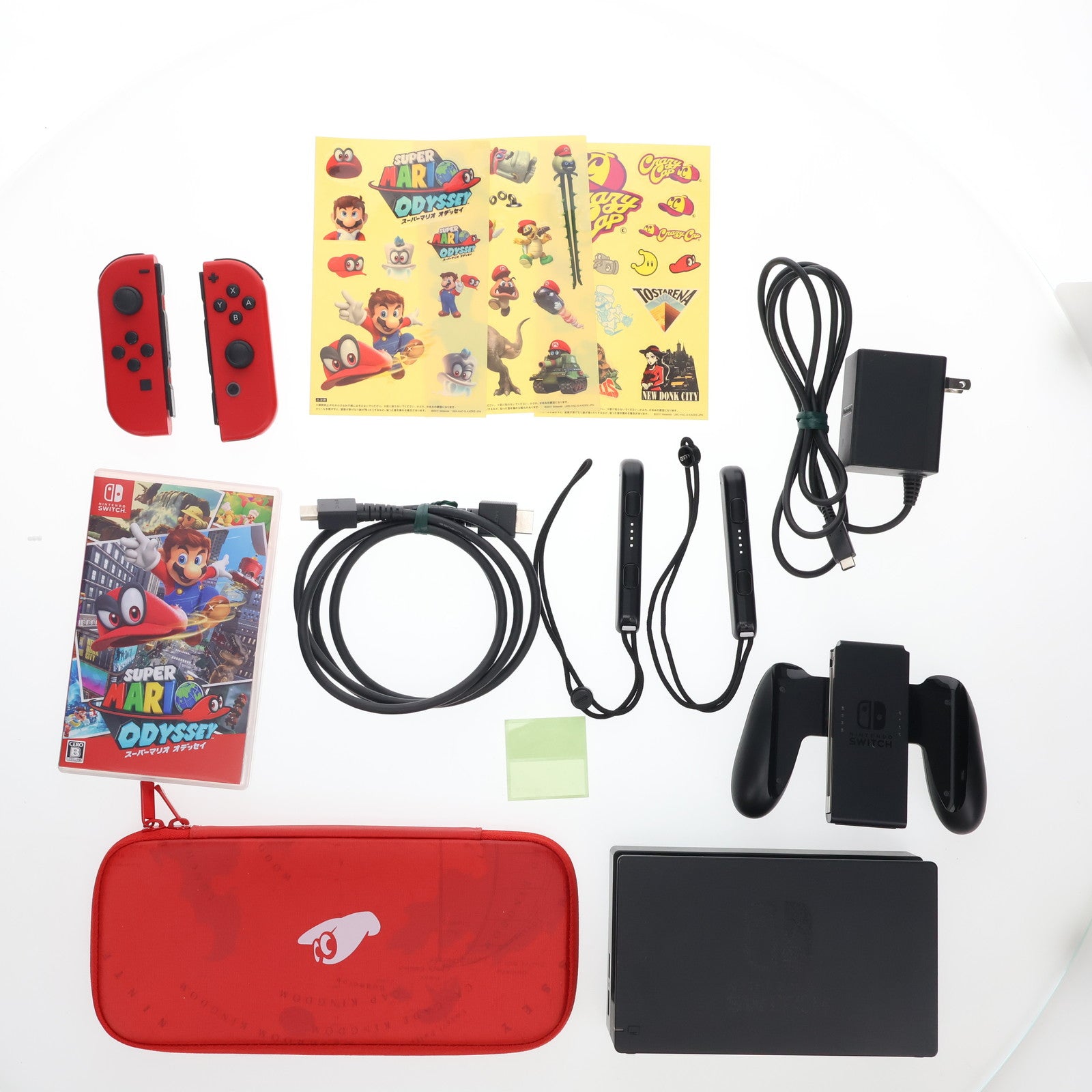 【中古即納】[Switch] (本体) Nintendo Switch(ニンテンドースイッチ) スーパーマリオ オデッセイセット 任天堂(HAC-S-KADEE)(20171027)
