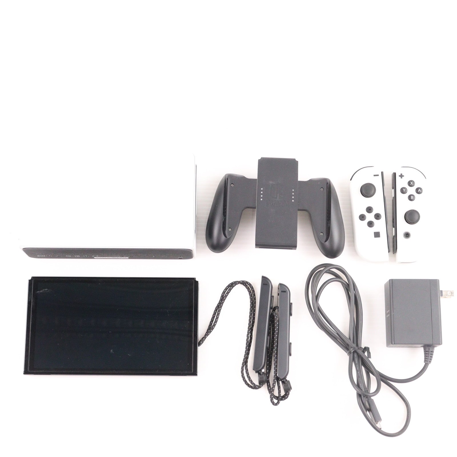 【中古即納】[Switch] (本体) Nintendo Switch(ニンテンドースイッチ) 有機ELモデル Joy-Con(L)/R ホワイト 任天堂(HEG-S-KAAAA)(20211008)