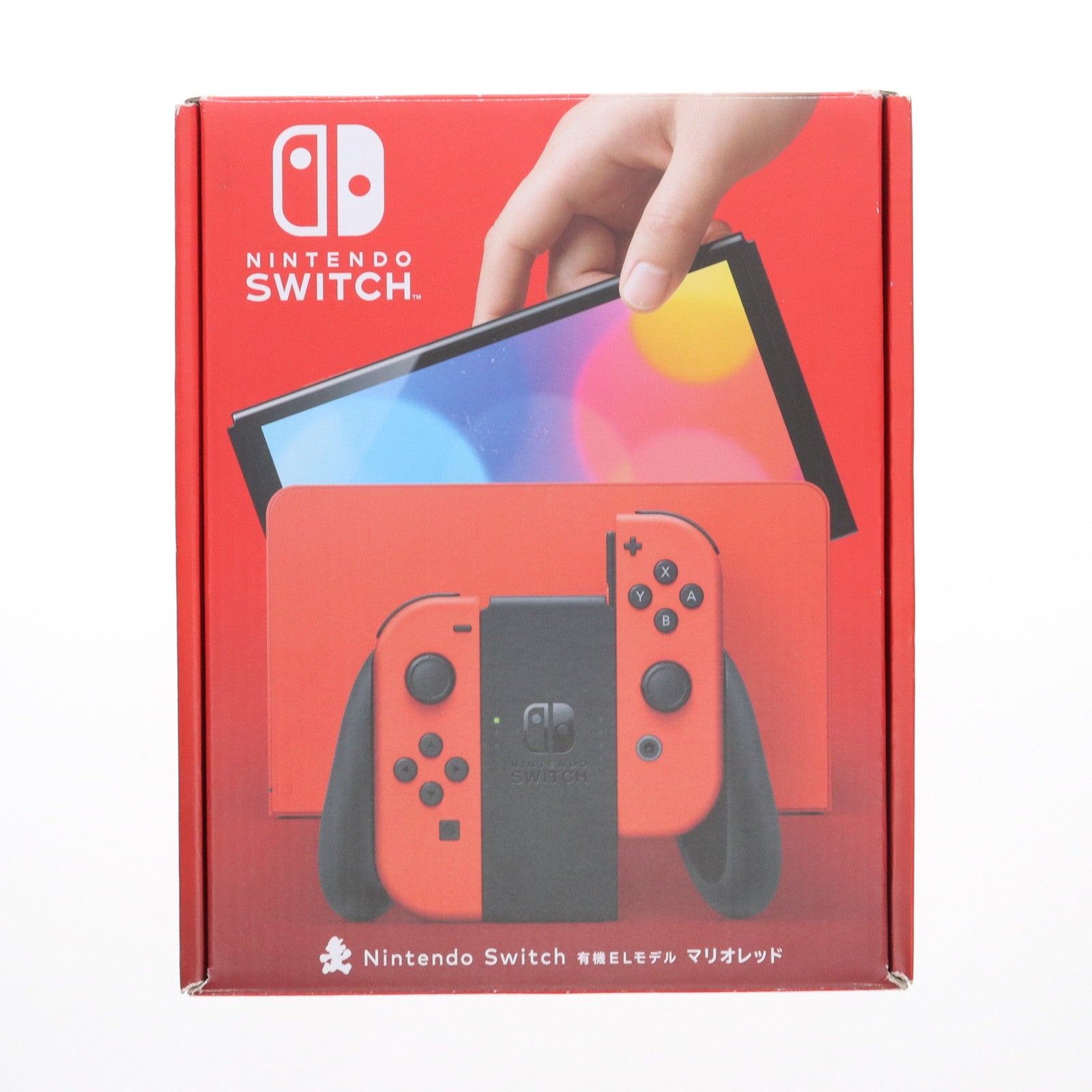 【中古即納】[Switch] (本体)(未使用) Nintendo Switch(有機ELモデル) ニンテンドースイッチ マリオレッド 任天堂(HEG-S-RAAAA)(20231006)