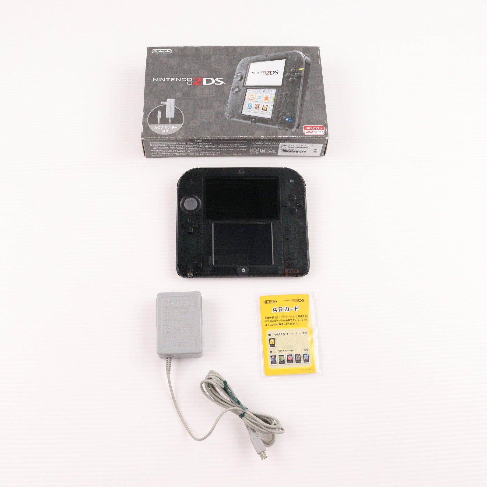 【中古即納】[3DS] (本体) ニンテンドー2DS クリアブラック 任天堂(FTR-S-KCAA)(20160915)