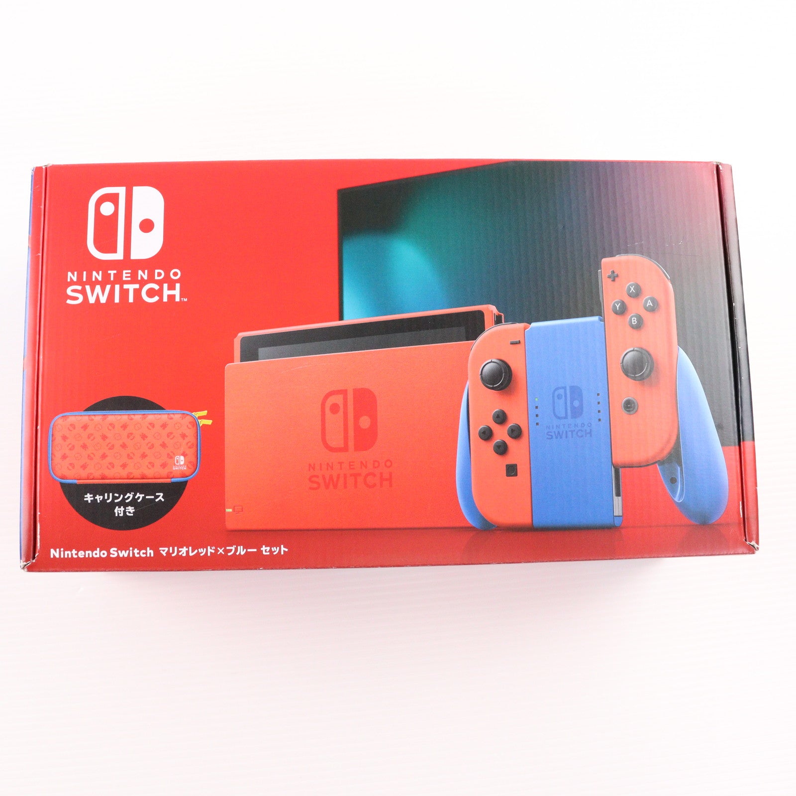 【中古即納】[Switch] (本体) Nintendo Switch(ニンテンドースイッチ) マリオレッド×ブルー セット 任天堂(HAD-S-RAAAF)(20210212)