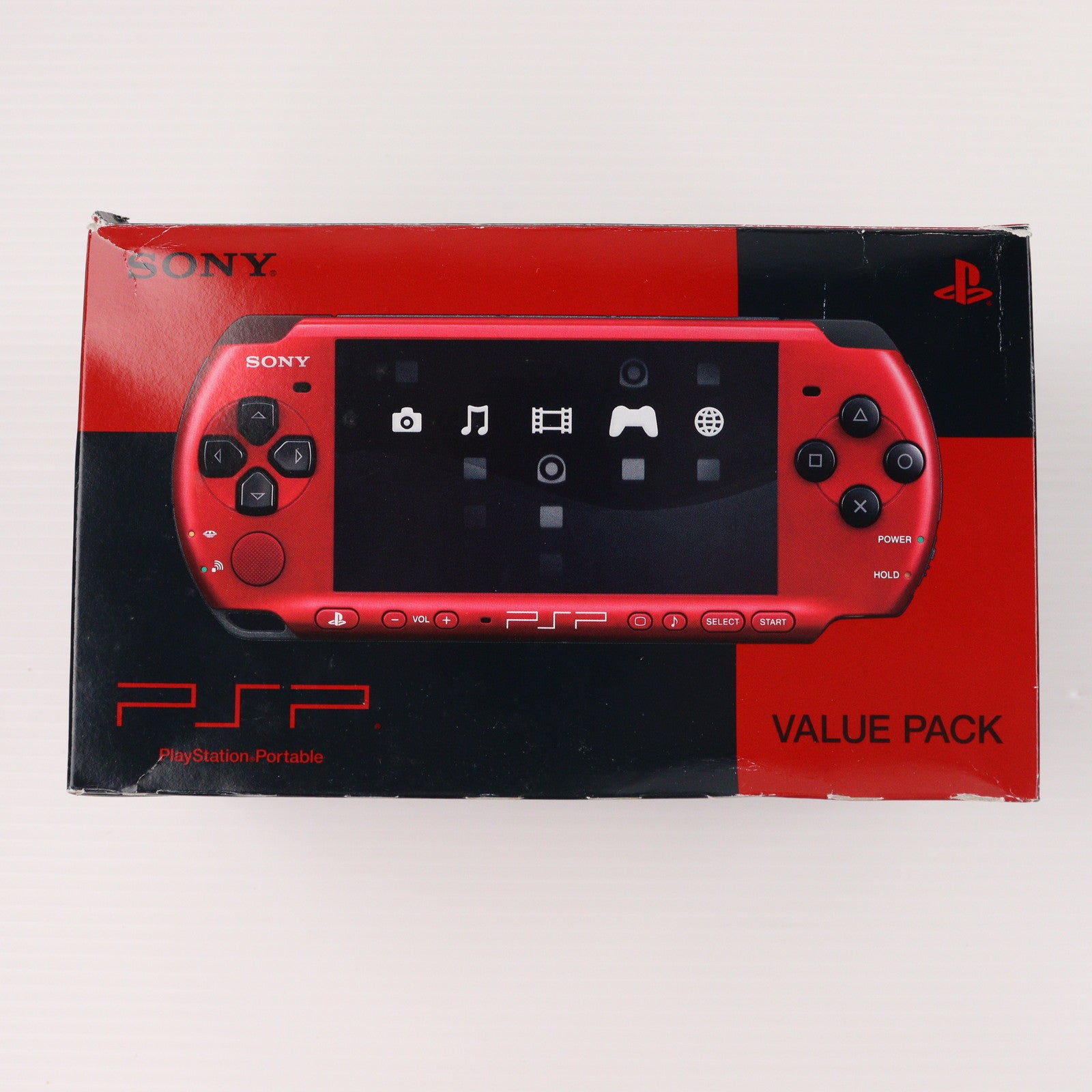 【中古即納】[PSP] (本体) PlayStation Portable(プレイステーション・ポータブル) バリューパック レッド/ブラック(PSP-3000XRB) SCE(PSPJ-30026)(20111117)