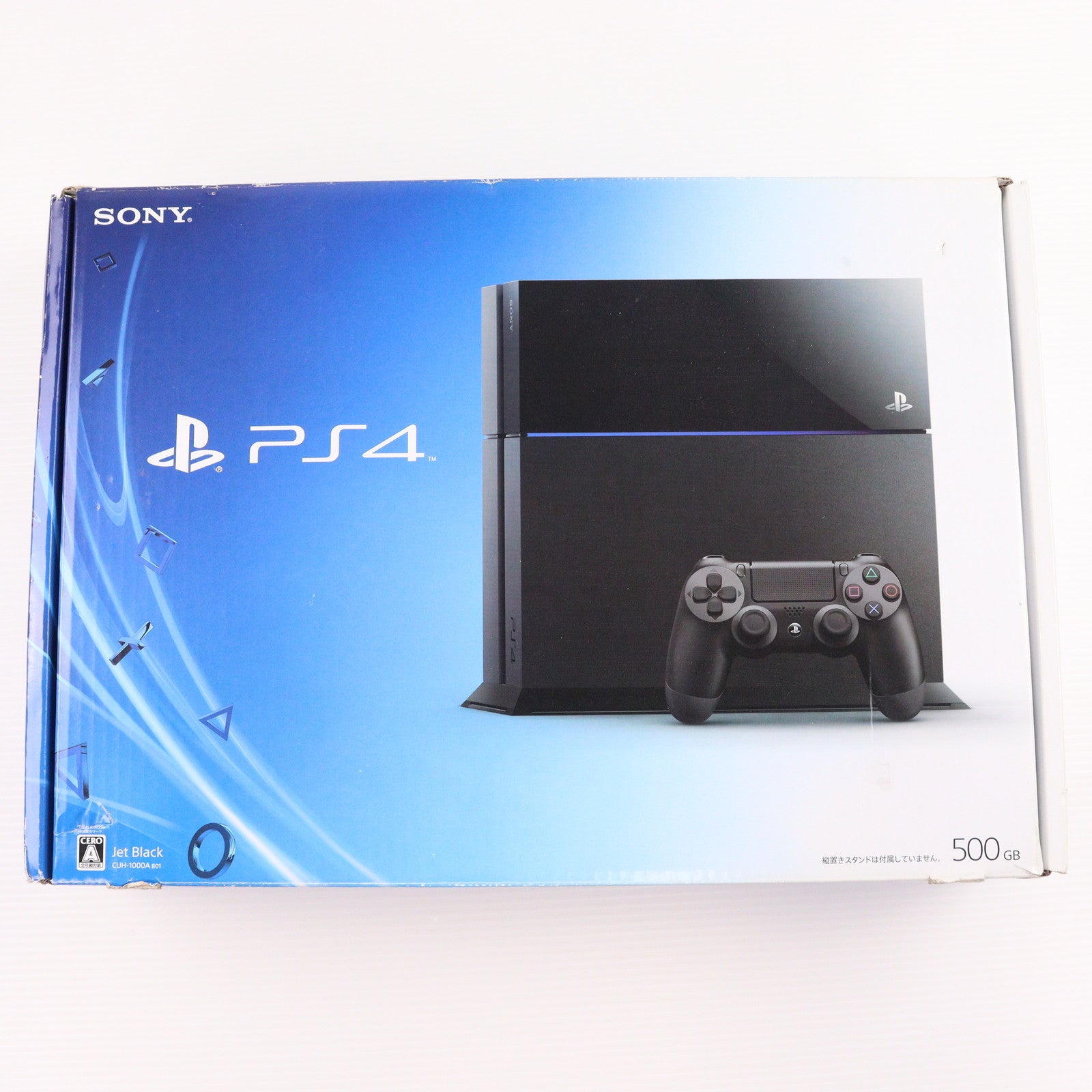 【中古即納】[PS4] (本体) PlayStation 4(プレイステーション4) ジェット・ブラック HDD500GB SCE(CUH-1000AB01)(20140222)
