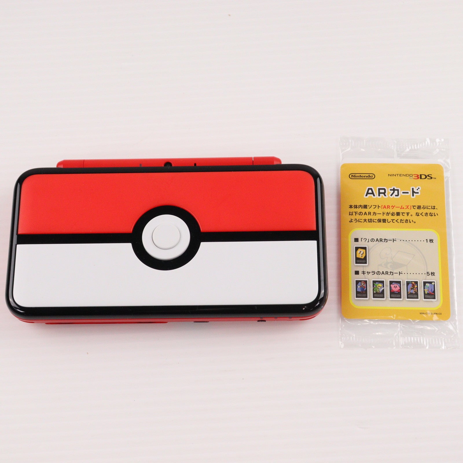 【中古即納】[3DS] (本体) Newニンテンドー2DS LL モンスターボールエディション 任天堂(JAN-S-KCAA)(20171117)