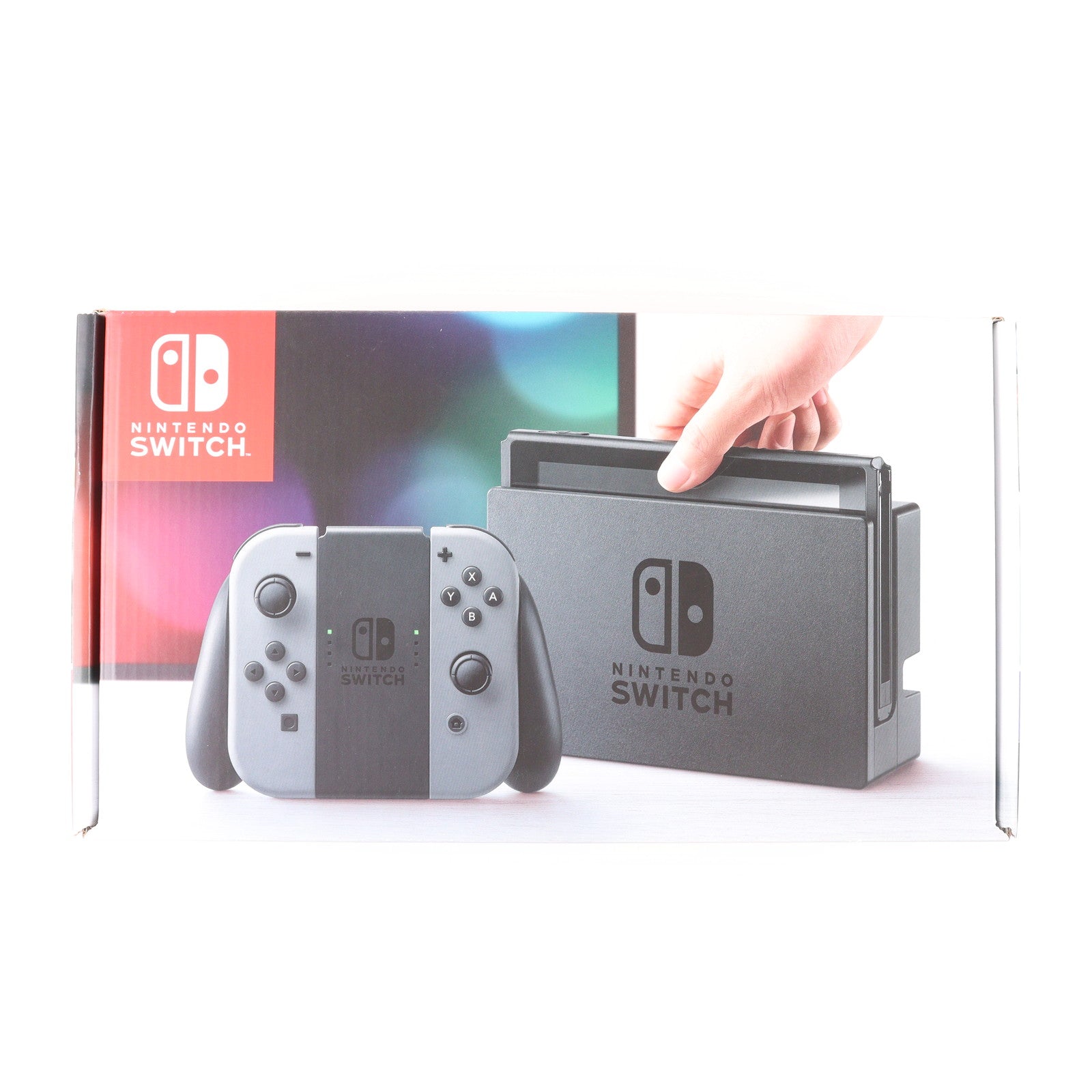 【中古即納】[Switch] (本体) Nintendo Switch(ニンテンドースイッチ) Joy-Con(L)/R グレー 任天堂(HAC-S-KAAAA)(20170303)