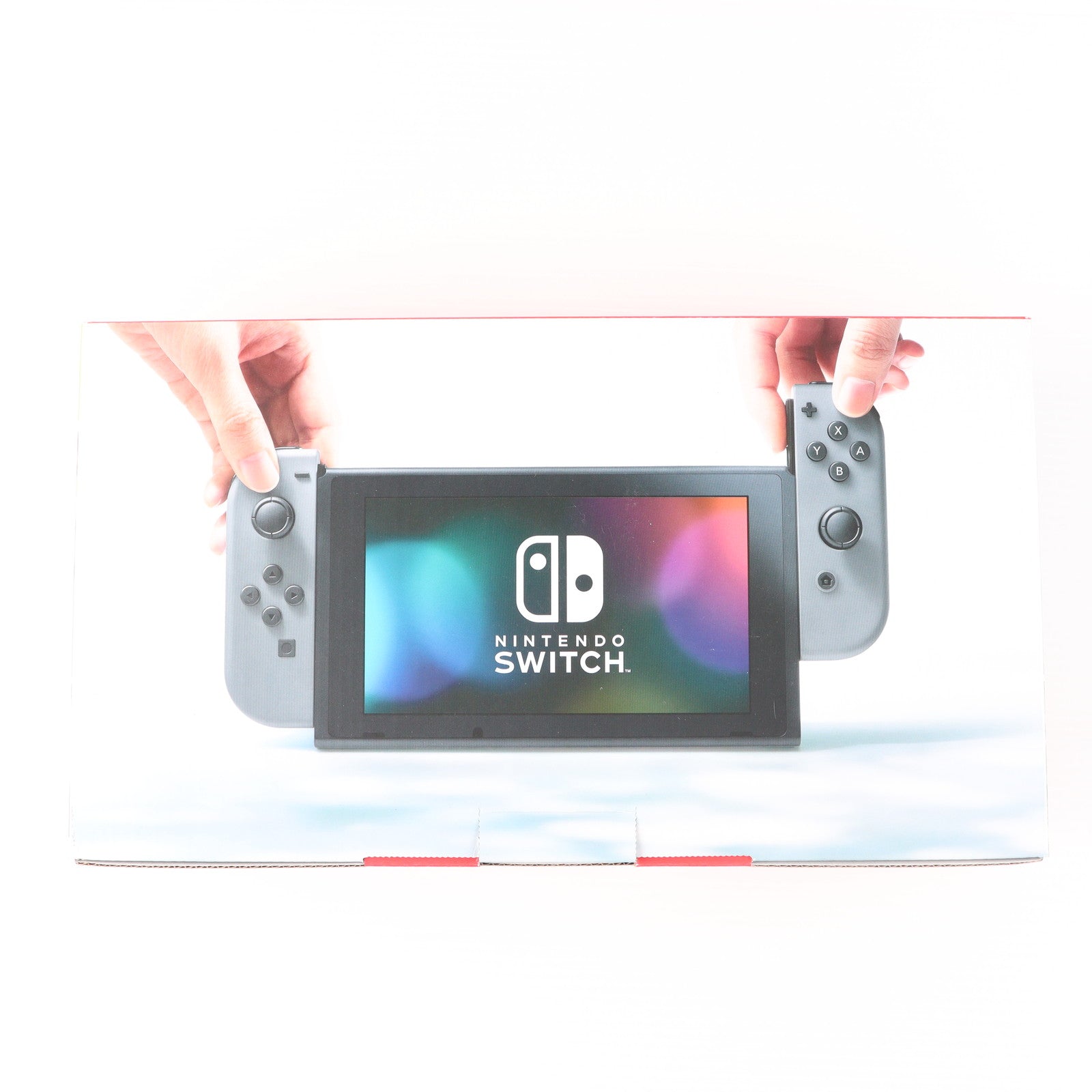 【中古即納】[Switch] (本体) Nintendo Switch(ニンテンドースイッチ) Joy-Con(L)/R グレー 任天堂(HAC-S-KAAAA)(20170303)