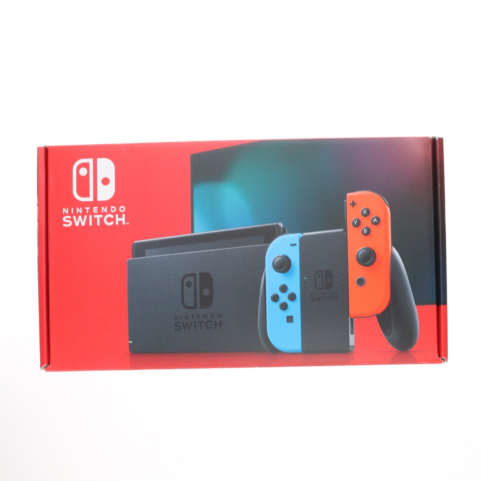 【中古即納】[Switch] (本体) Nintendo Switch(ニンテンドースイッチ) Joy-Con(L) ネオンブルー/(R) ネオンレッド 任天堂(HAD-S-KABAA)(20190830)