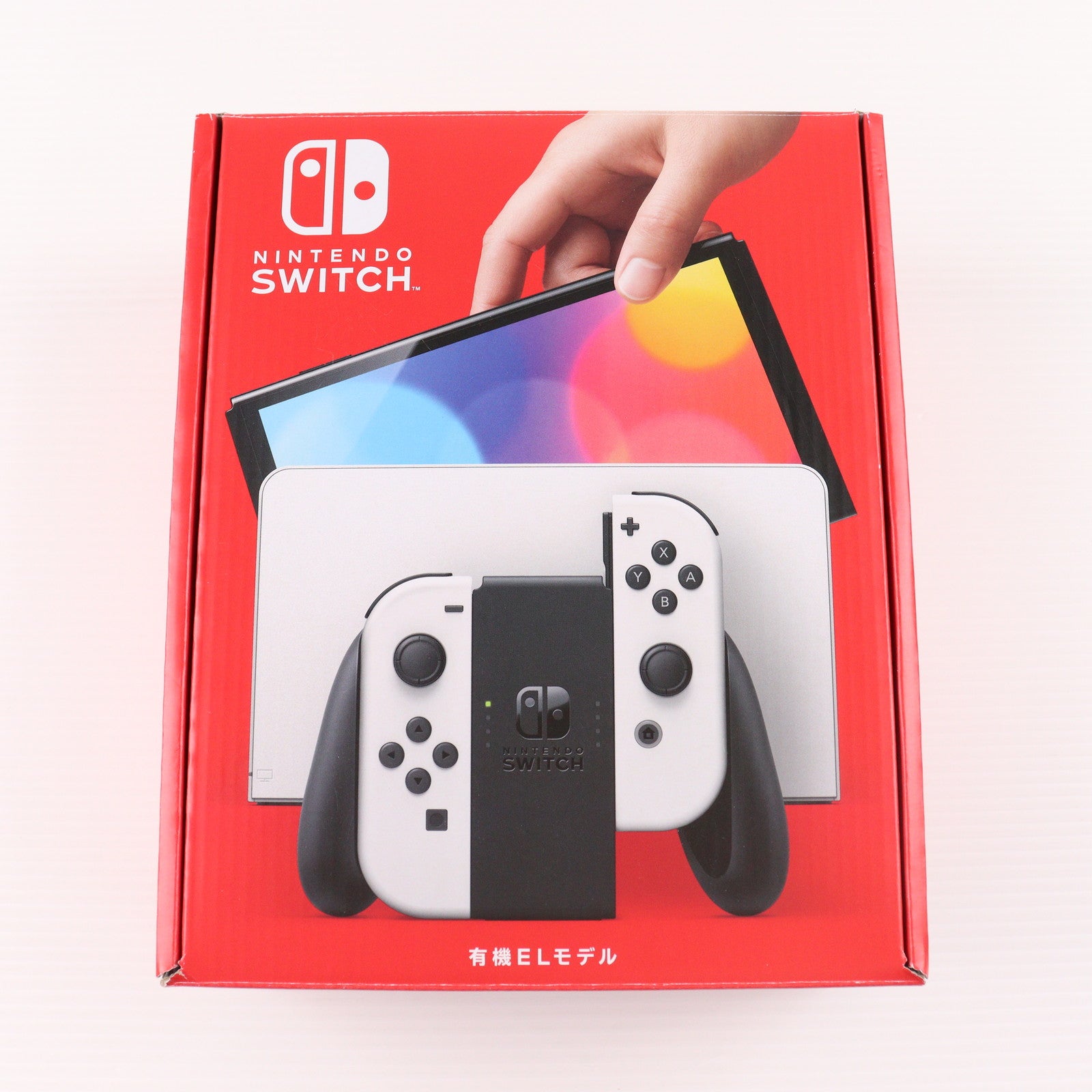 【中古即納】[Switch] (本体) Nintendo Switch(ニンテンドースイッチ) 有機ELモデル Joy-Con(L)/R ホワイト 任天堂(HEG-S-KAAAA)(20211008)