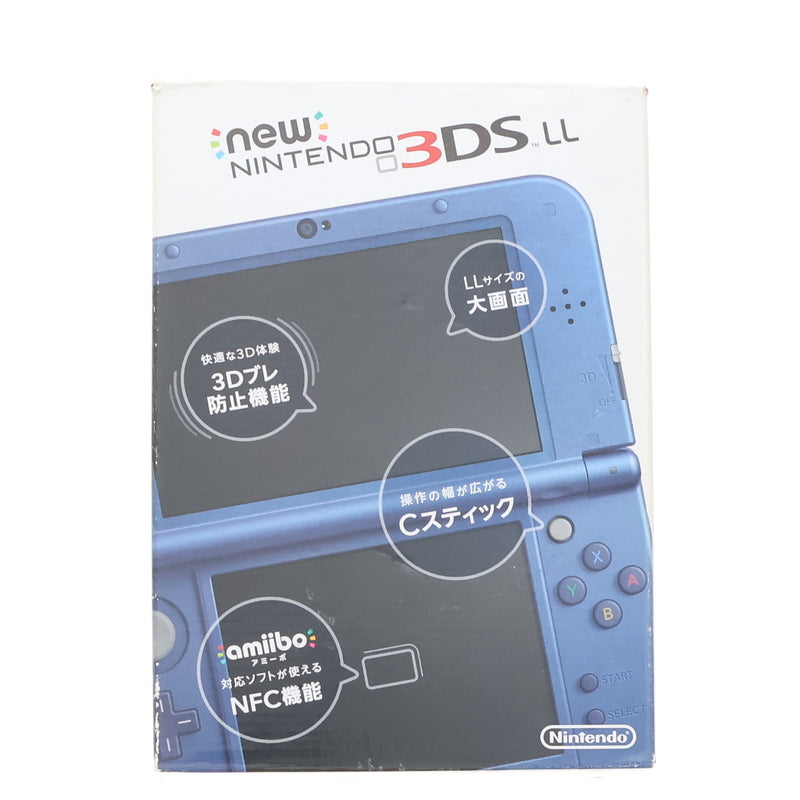 ニンテンドー3DS - (本体)Newニンテンドー3DS LL メタリックブルー(RED-S-BAAA) 任天堂 ニンテンドー3DS 『中古即納』{3DS} (本体)Newニンテンドー3DS