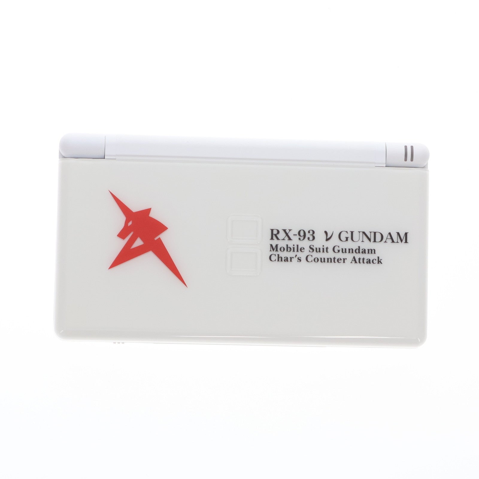 【中古即納】[NDS] (本体) SDガンダム Gジェネレーション クロスドライブ ニンテンドーDS Lite(ライト) クリスタルホワイト vガンダムVer. 同梱限定版(USG-S-GWDJE)(20070809)