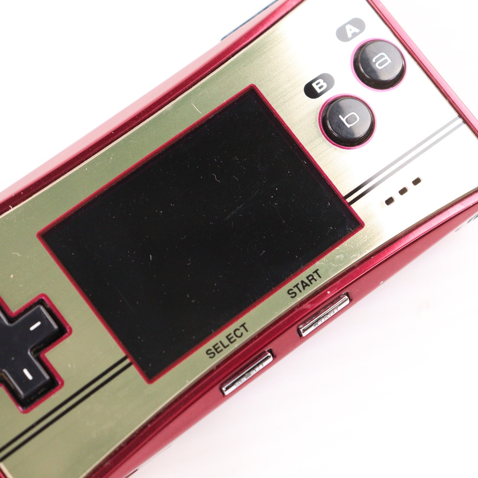 【中古即納】[GBA] (本体) GAMEBOY micro(ゲームボーイミクロ) ファミコンバージョン 任天堂(OXY-S-GA)(20050913)
