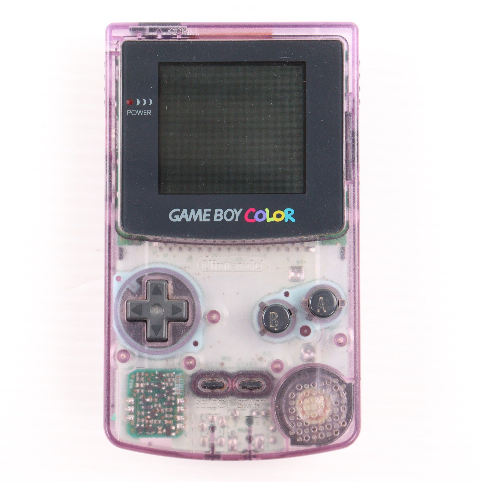 【中古即納】[GB] (本体) GAMEBOY COLOR(ゲームボーイカラー) クリアパープル 任天堂(CGB-001)(19981021)