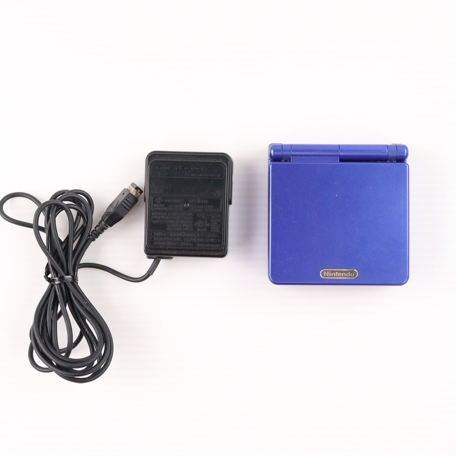 【中古即納】[GBA] (本体) GAMEBOY ADVANCE SP(ゲームボーイアドバンスSP) アズライトブルー 任天堂(AGS-S-ZBA)(20030214)