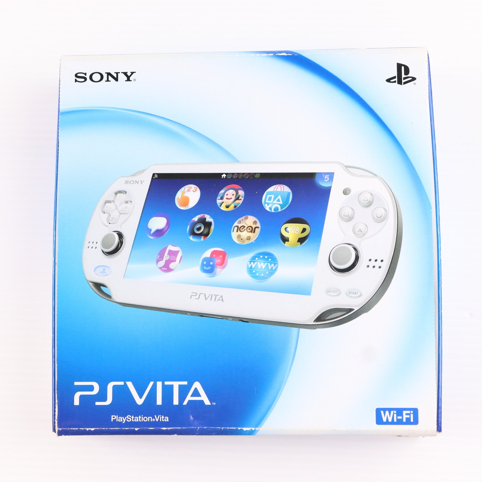 【中古即納】[PSVita] (本体) PlayStation Vita(プレイステーション ヴィータ) Wi-Fiモデル クリスタル・ホワイト SCE(PCH-1000ZA02)(20120628)