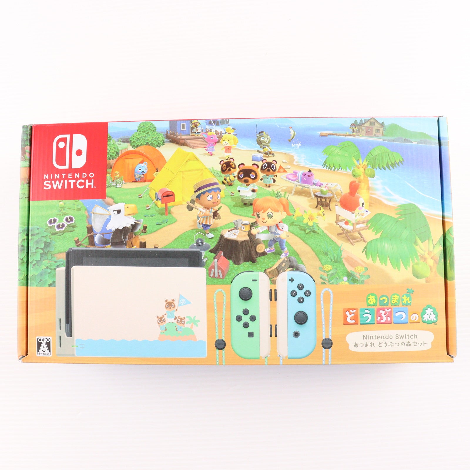 【中古即納】[Switch] (本体)(ソフト無し) Nintendo Switch(ニンテンドースイッチ) あつまれ どうぶつの森セット 任天堂(HAD-S-KEAGC)(20200320)