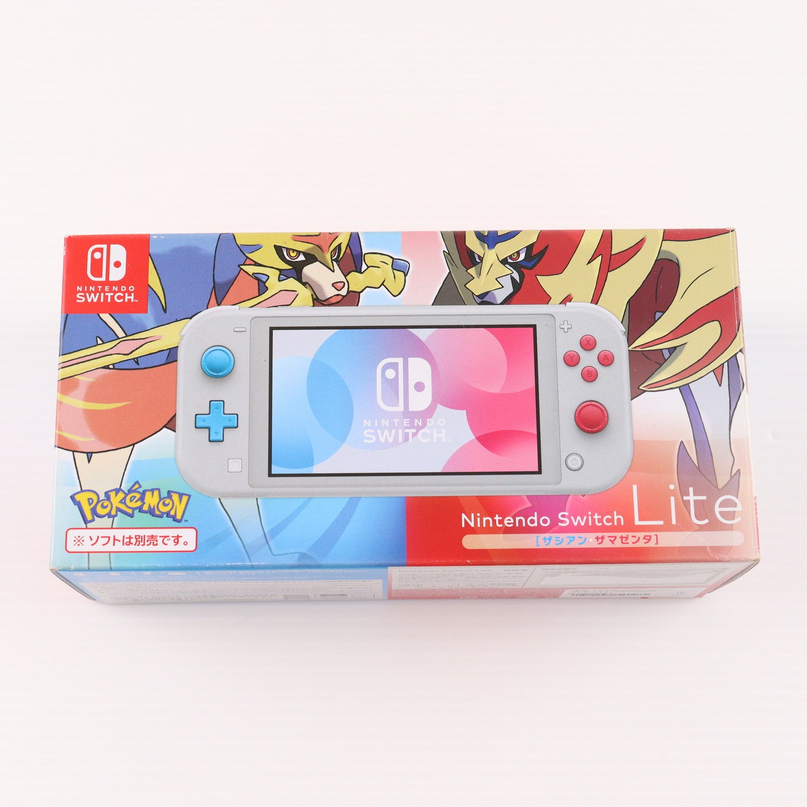 【中古即納】[Switch] (本体) Nintendo Switch Lite(ニンテンドースイッチライト) ザシアン・ザマゼンタ 任天堂(HDH-S-GBZAA)(20191101)