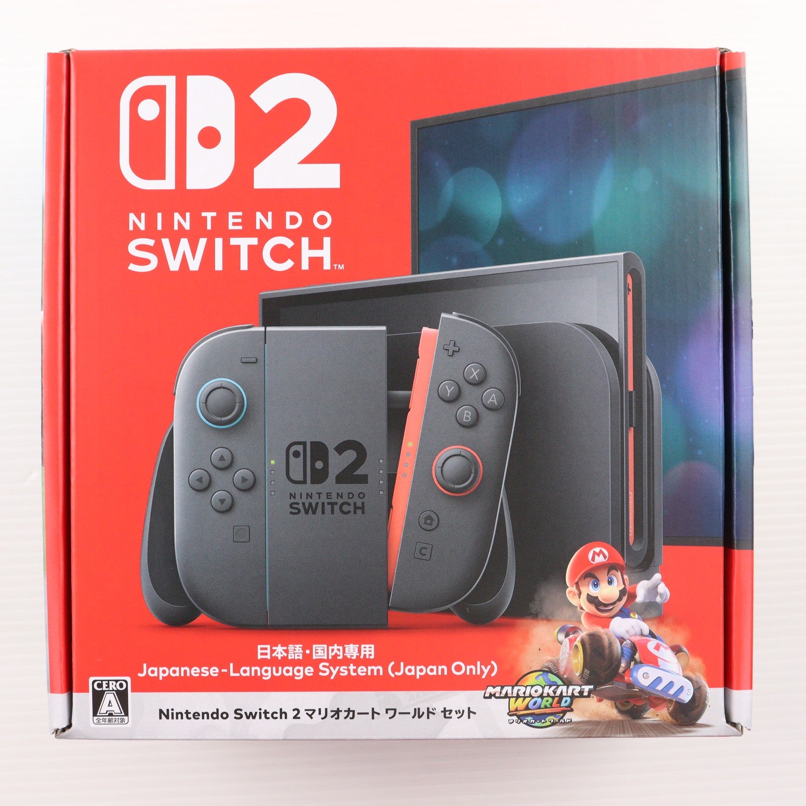 【中古即納】[Switch2] (本体) Nintendo Switch 2(ニンテンドースイッチ2)(日本語・国内専用) マリオカート ワールド セット 任天堂(BEE-S-KB6PA)(20250605)