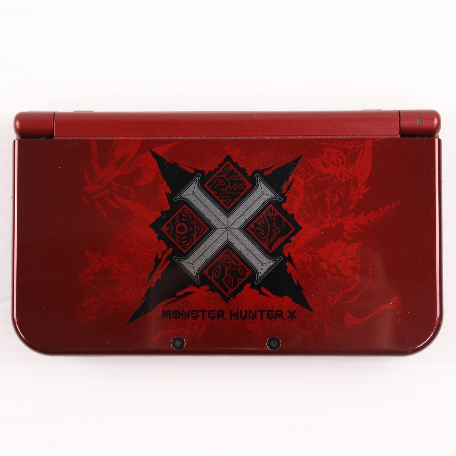 【中古即納】[3DS] (本体) New ニンテンドー3DS LL モンスターハンタークロス スペシャルパック カプコン(RED-S-RCCB)(20151128)