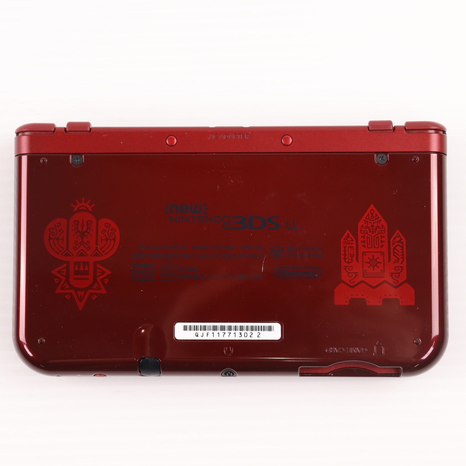 【中古即納】[3DS] (本体) New ニンテンドー3DS LL モンスターハンタークロス スペシャルパック カプコン(RED-S-RCCB)(20151128)