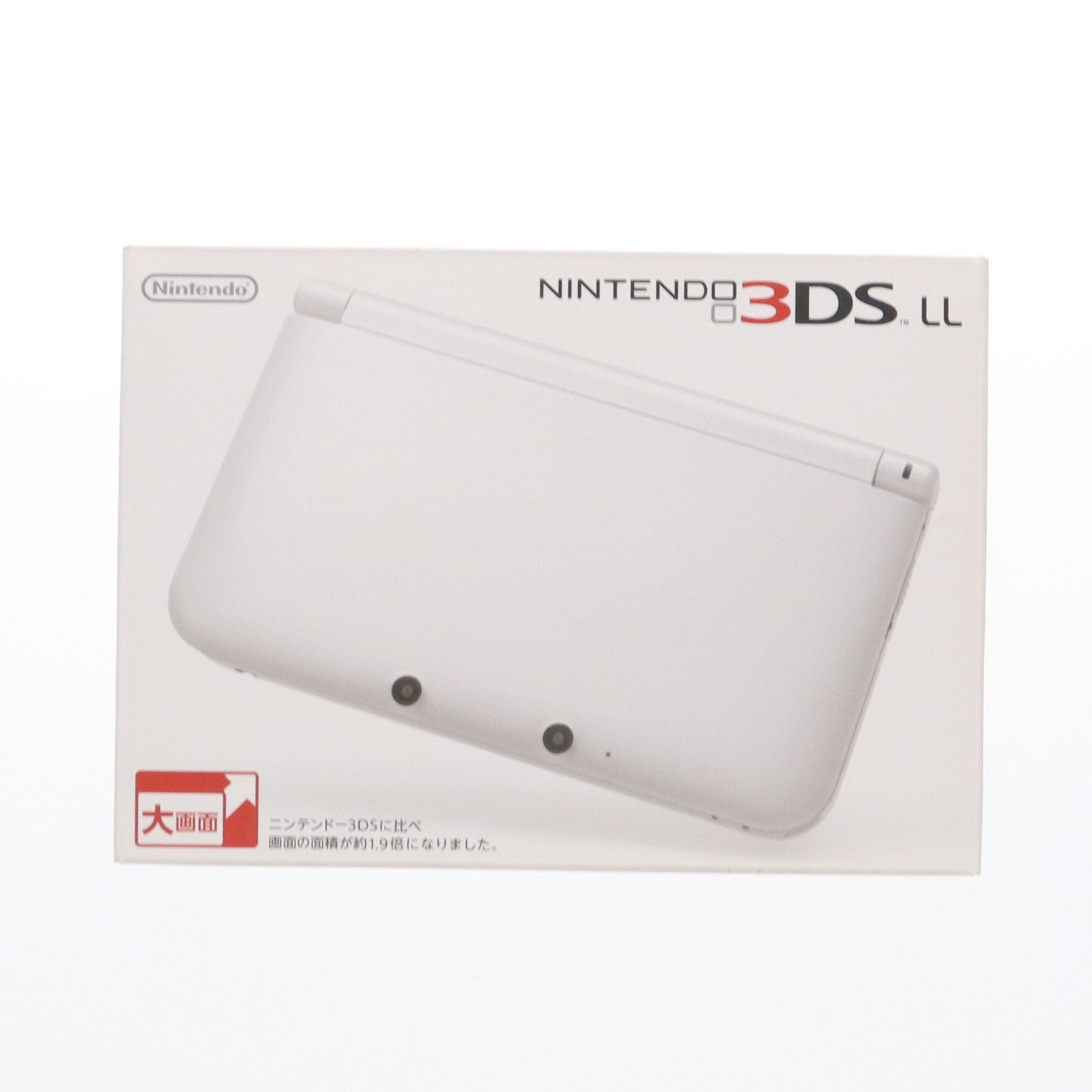 【中古即納】[3DS] (本体) ニンテンドー3DS LL ホワイト 任天堂(SPR-S-WAAA)(20120728)