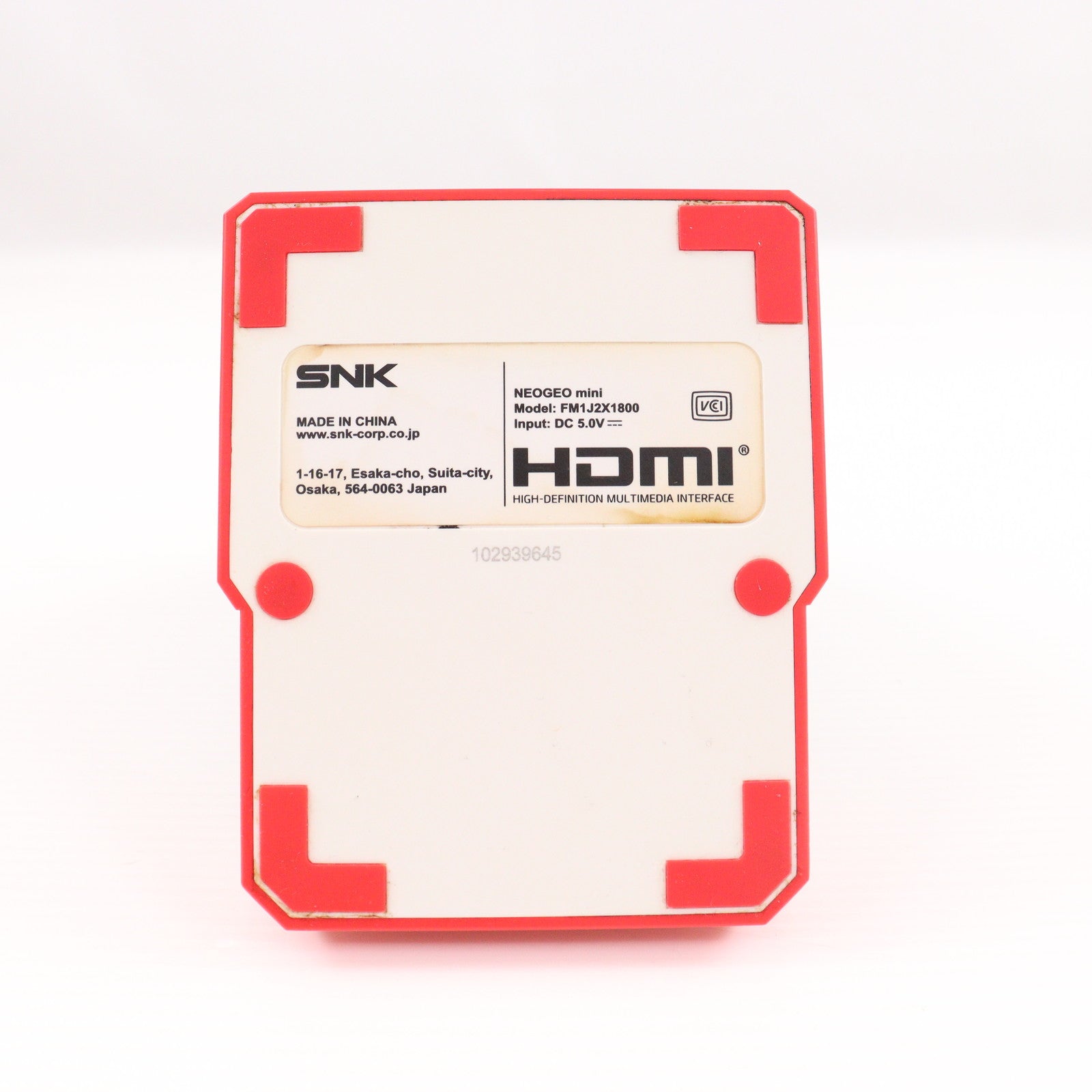 【中古即納】[NG] (本体)(再販) NEOGEO mini(ネオジオ ミニ) SNK(FM1J2X1800)(20180724)