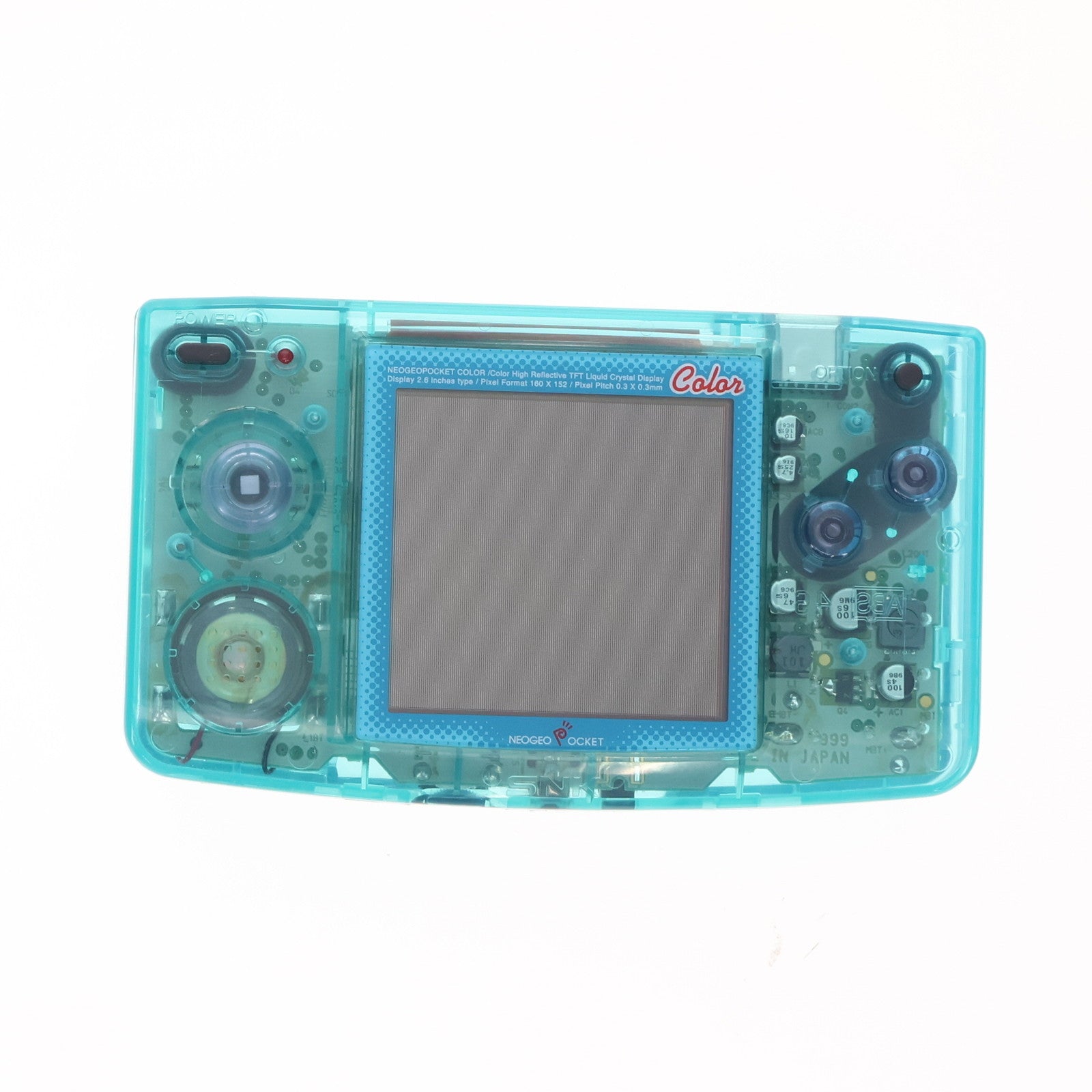 【中古即納】[NGP] (本体) ニューネオジオポケットカラー(NEW NEOGEO POCKET COLOR) クリスタルブルー SNK(NEOP65010)(19991021)