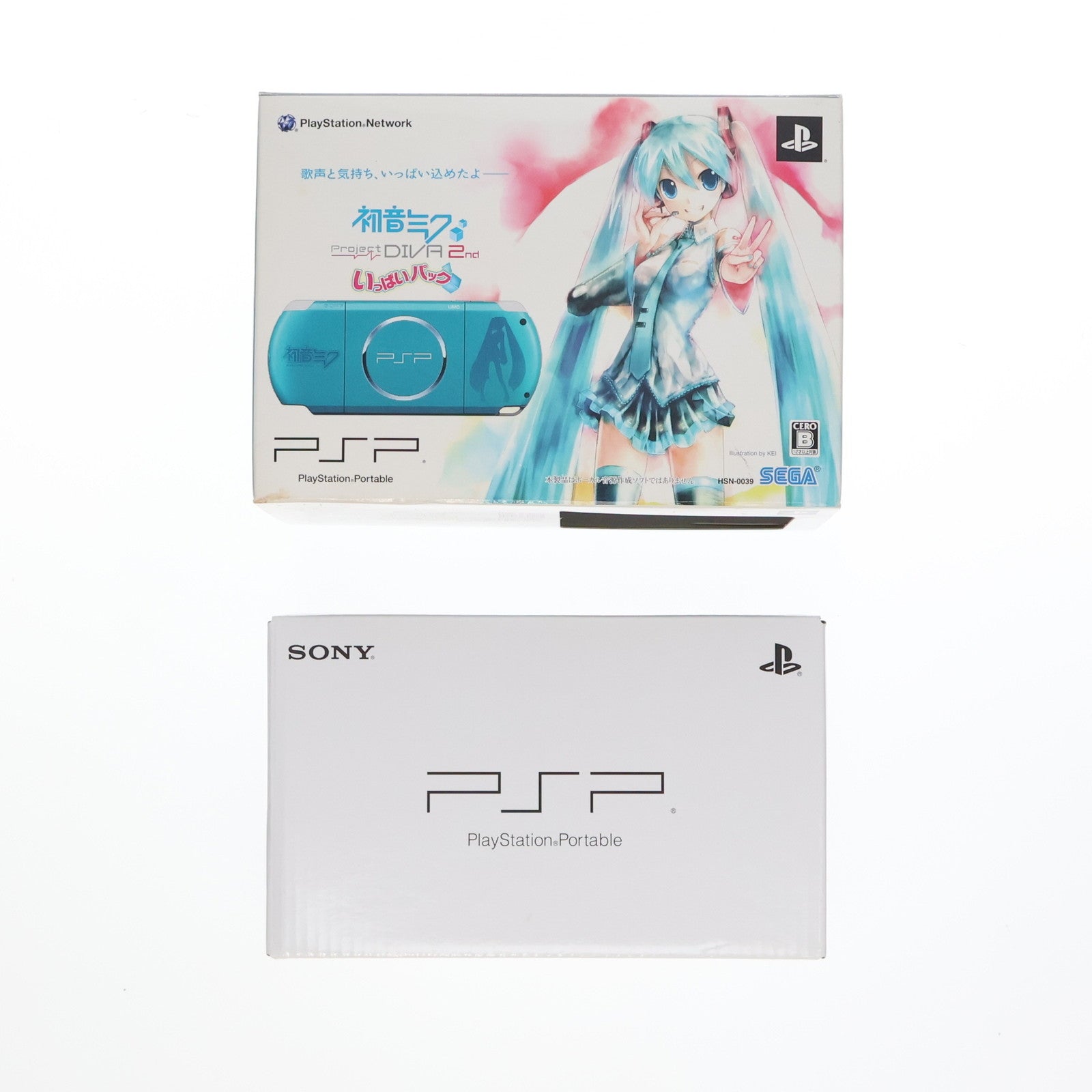 【中古即納】[PSP] (本体) PlayStation Portable(プレイステーション・ポータブル) 初音ミク -Project DIVA- 2nd(プロジェクト ディーヴァ セカンド) いっぱいパック セガサミー(HSN-0039)(20100729)