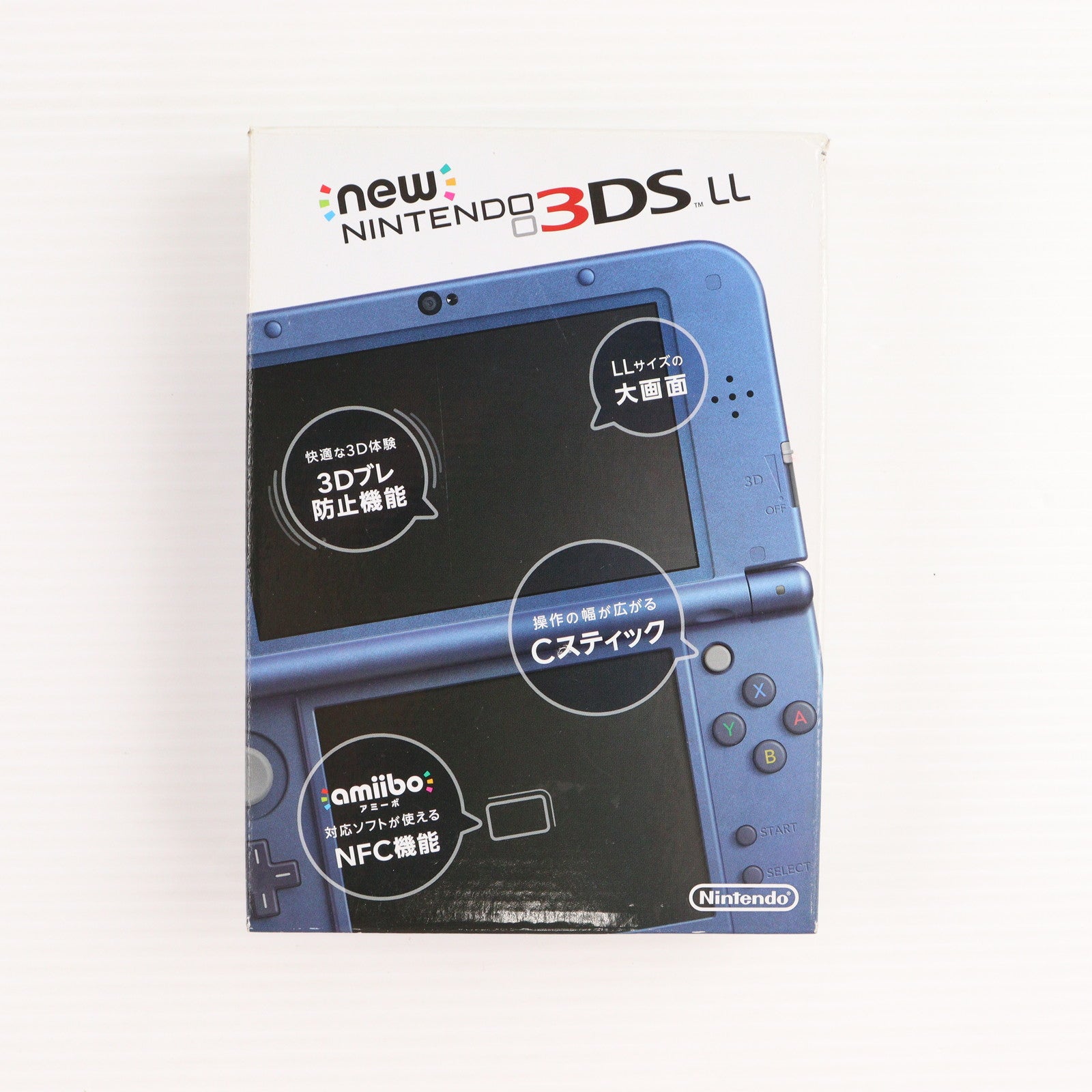 【中古即納】[3DS] (本体) Newニンテンドー3DS LL メタリックブルー 任天堂(RED-S-BAAA)(20141011)