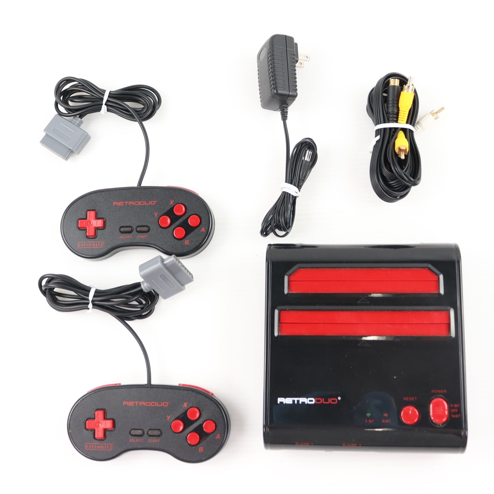 【中古即納】[SFC] (本体) RETRO DUO(レトロデュオ) FC/SFC互換機 スリーアロー(THA-OT901)(20201130)
