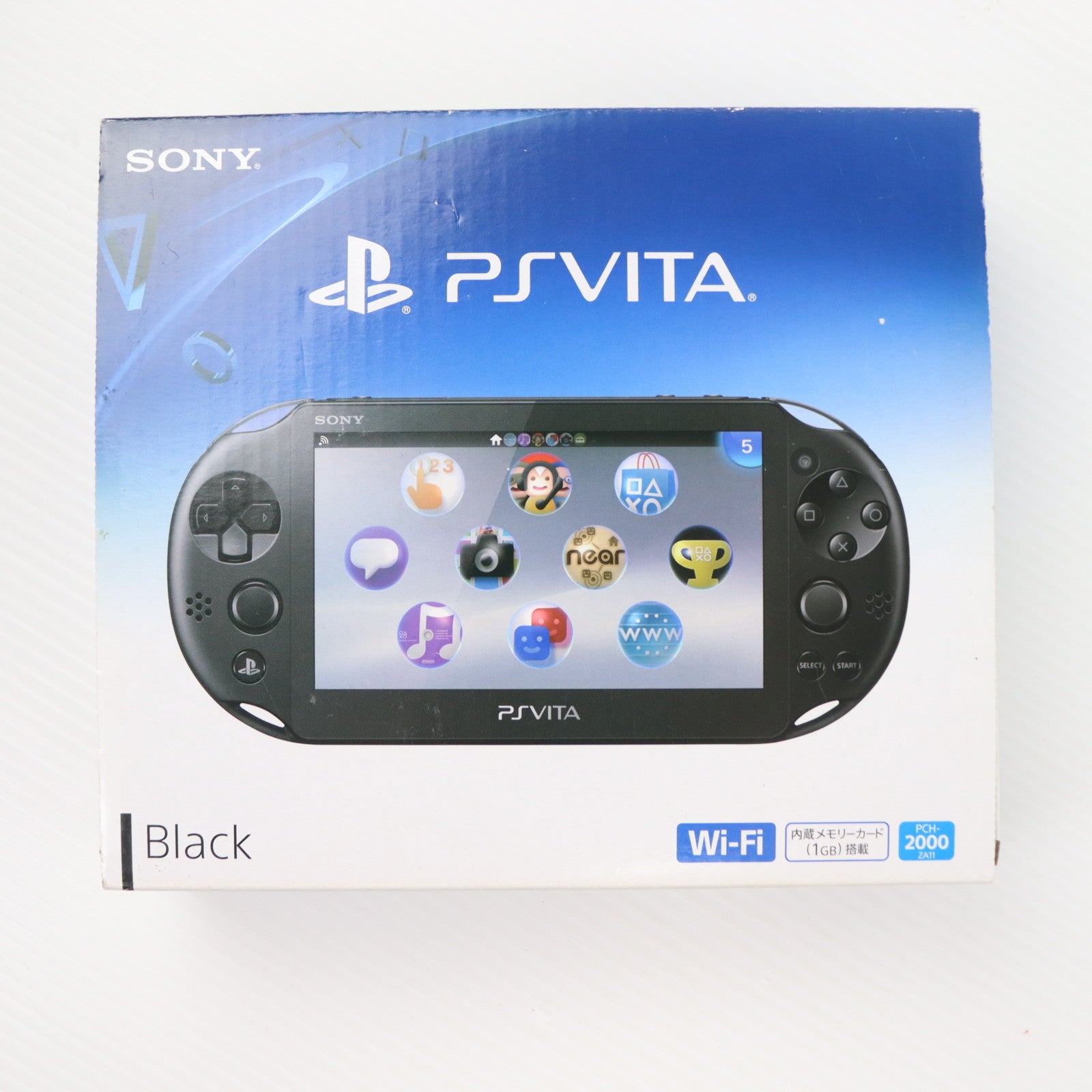 【中古即納】[PSVita] (本体) PlayStation Vita(プレイステーション ヴィータ) Wi-Fiモデル ブラック SCE(PCH-2000ZA11)(20131010)
