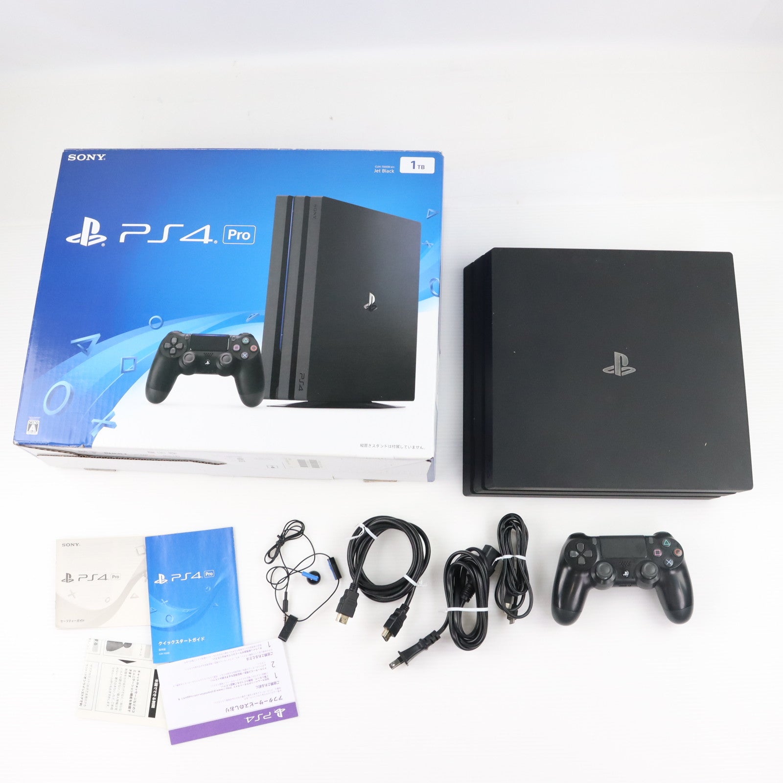 【中古即納】[PS4] (本体) PlayStation 4 Pro(プレイステーション4 プロ) ジェット・ブラック 1TB SIE(CUH-7000BB01)(20161110)