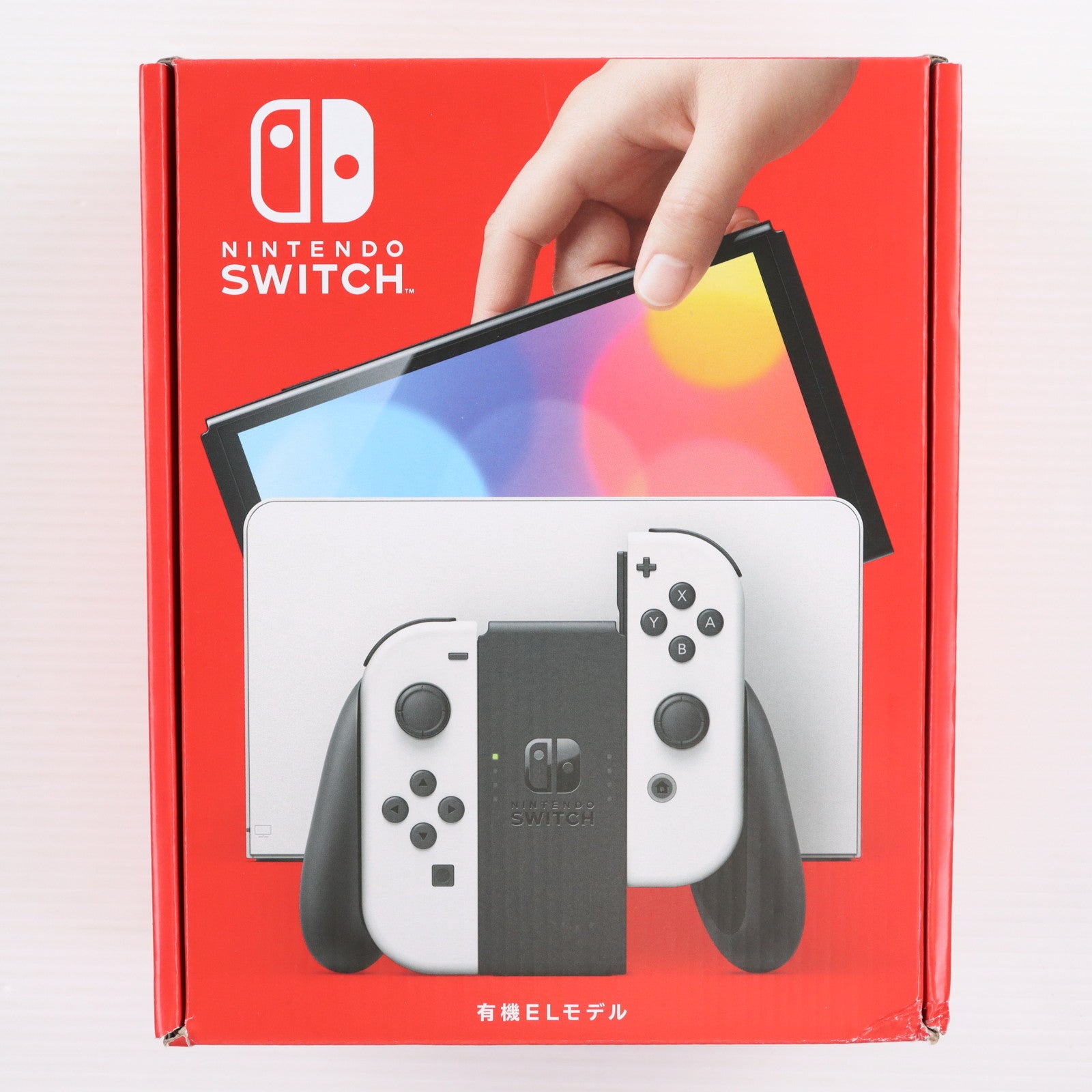 【中古即納】[Switch] (本体)(未使用) Nintendo Switch(有機ELモデル) ニンテンドースイッチ Joy-Con(L)/R ホワイト 任天堂(HEG-S-KAAAA)(20211008)