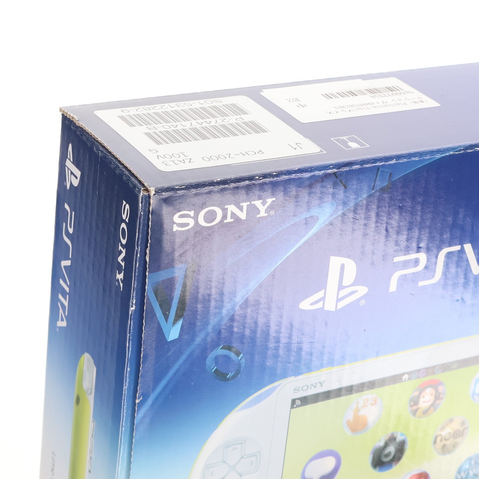 【中古即納】[PSVita] (本体) PlayStation Vita(プレイステーション ヴィータ) Wi-Fiモデル ライムグリーン/ホワイト SCE(PCH-2000ZA13)(20131010)