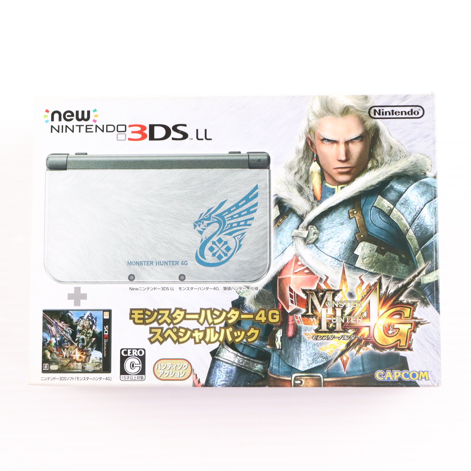 【中古即納】[3DS] (本体) Newニンテンドー3DS LL モンスターハンター4G スペシャルパック 任天堂(RED-S-VBCA)(20141011)